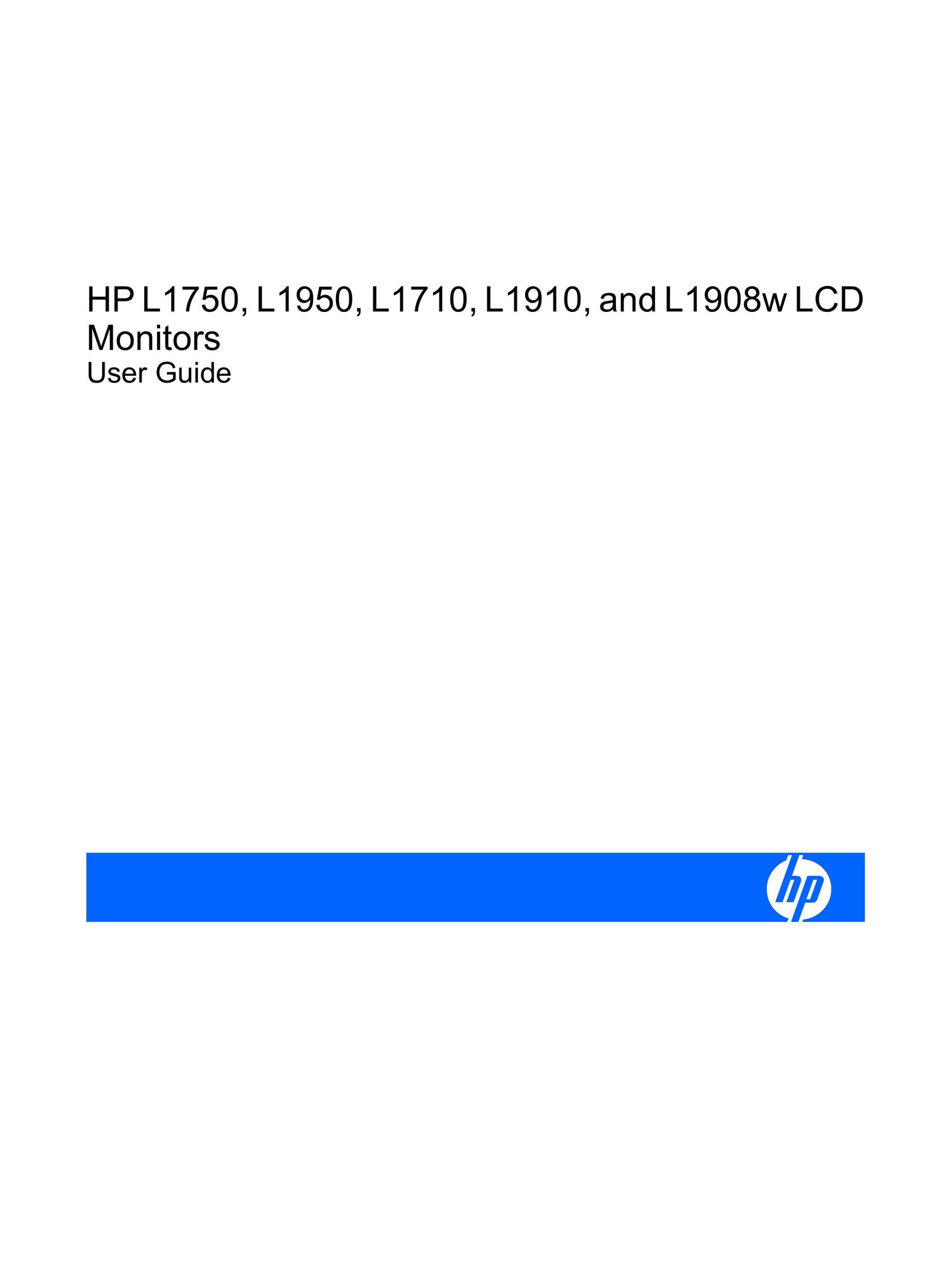HP (Hewlett-Packard) L1908w Car Video System User Manual