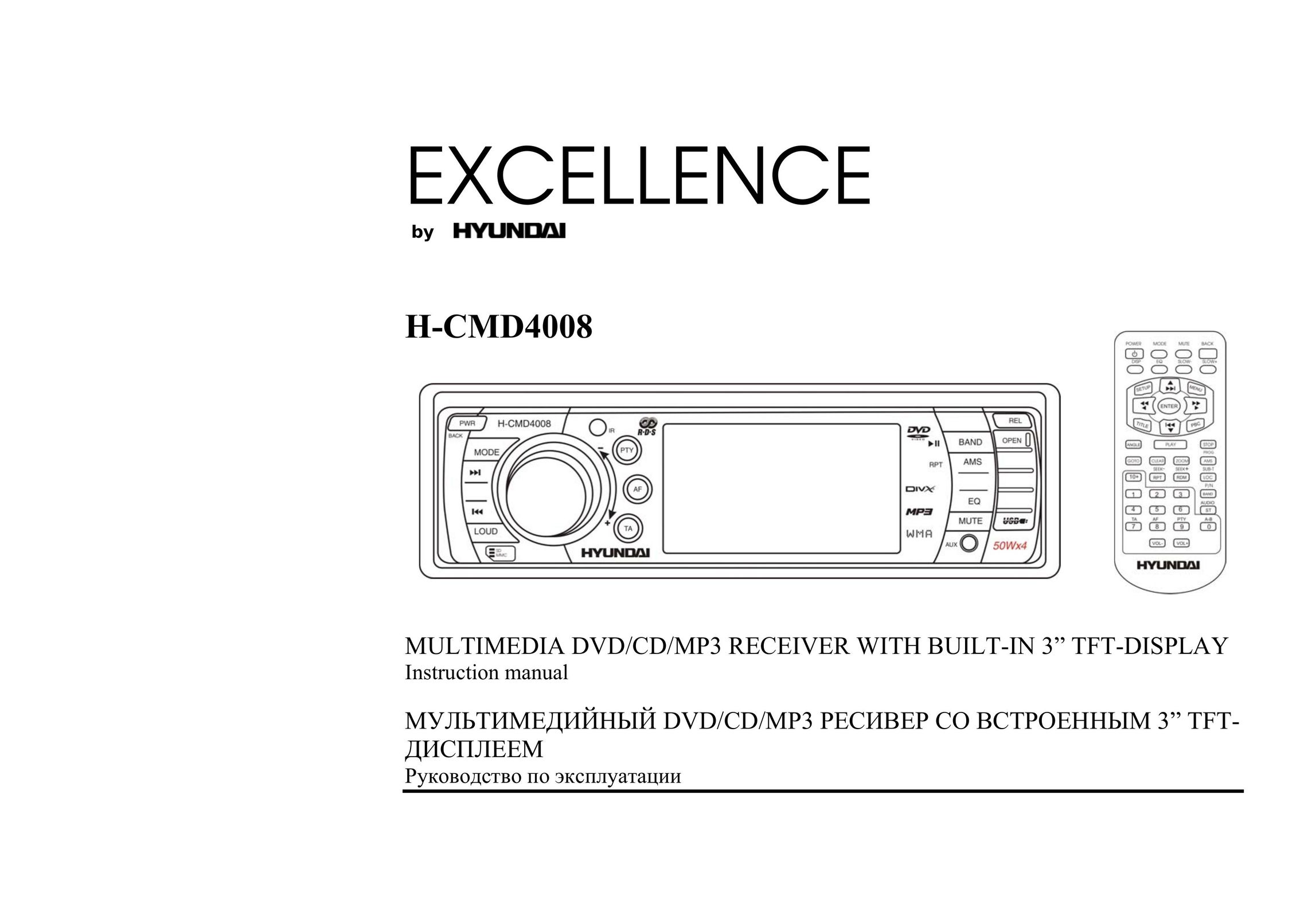 Hyundai H-CMD4008 Car Video System User Manual