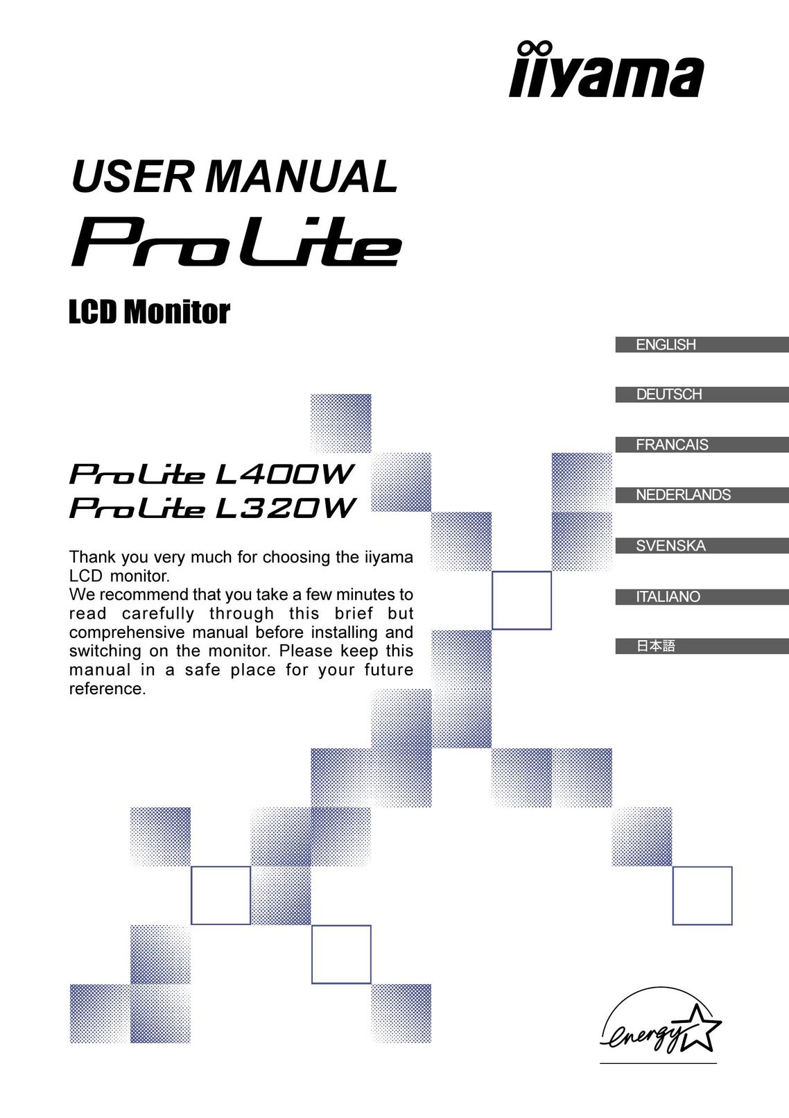 Iiyama PLL400W / PLL320W Car Video System User Manual