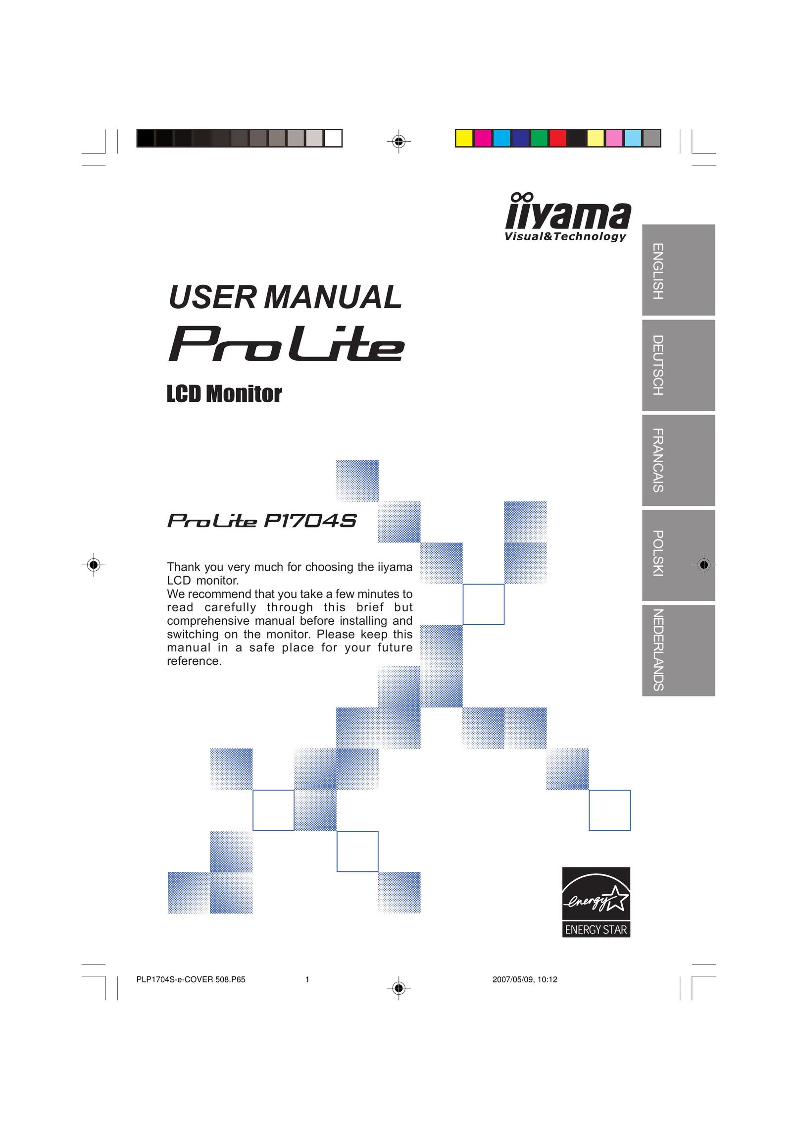 Iiyama ProLite P1704S Car Video System User Manual
