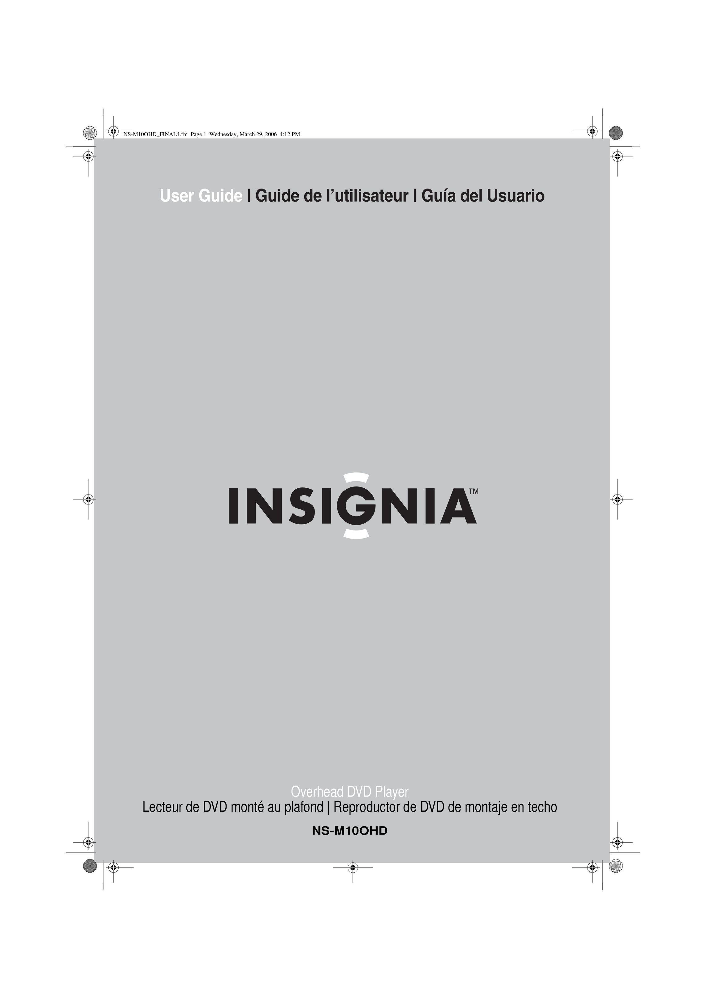 Insignia NS-M10OHD Car Video System User Manual