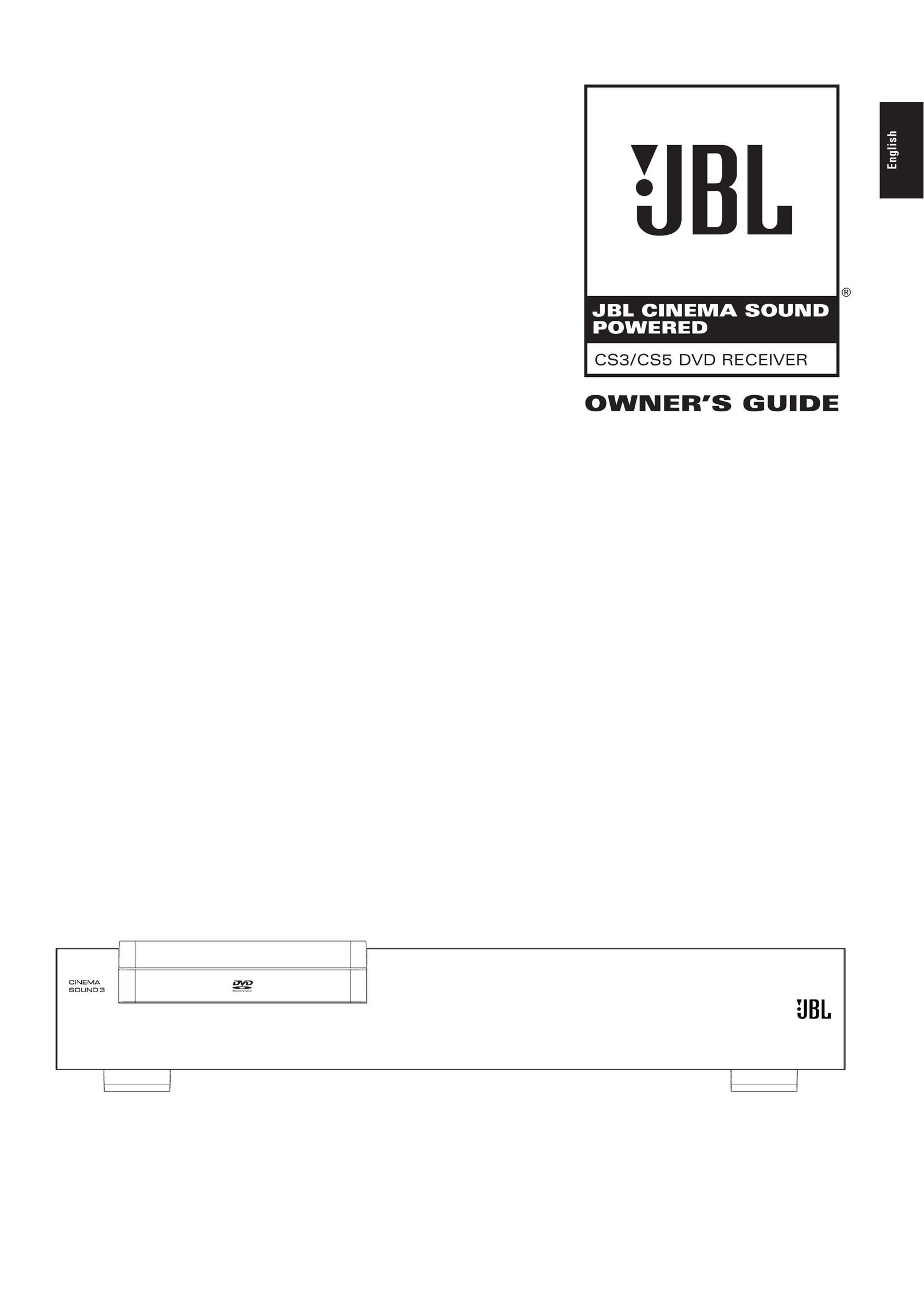 JBL CS3 Car Video System User Manual