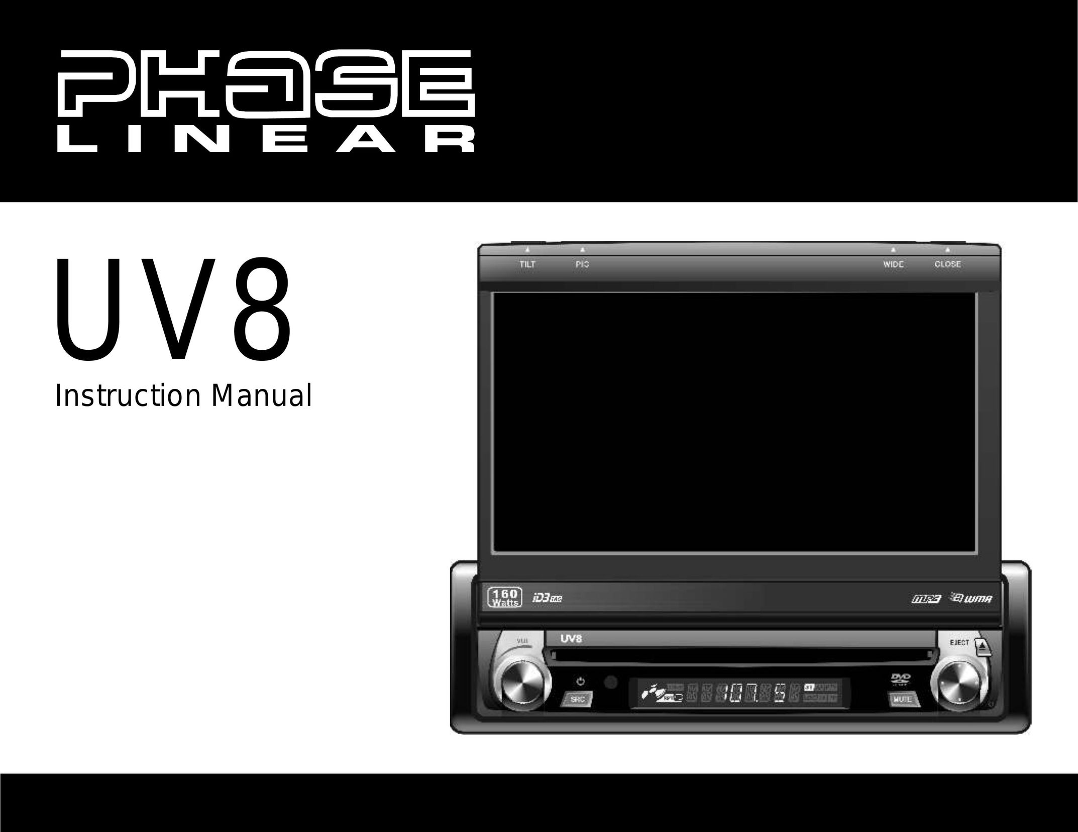 Jensen UV8 Car Video System User Manual