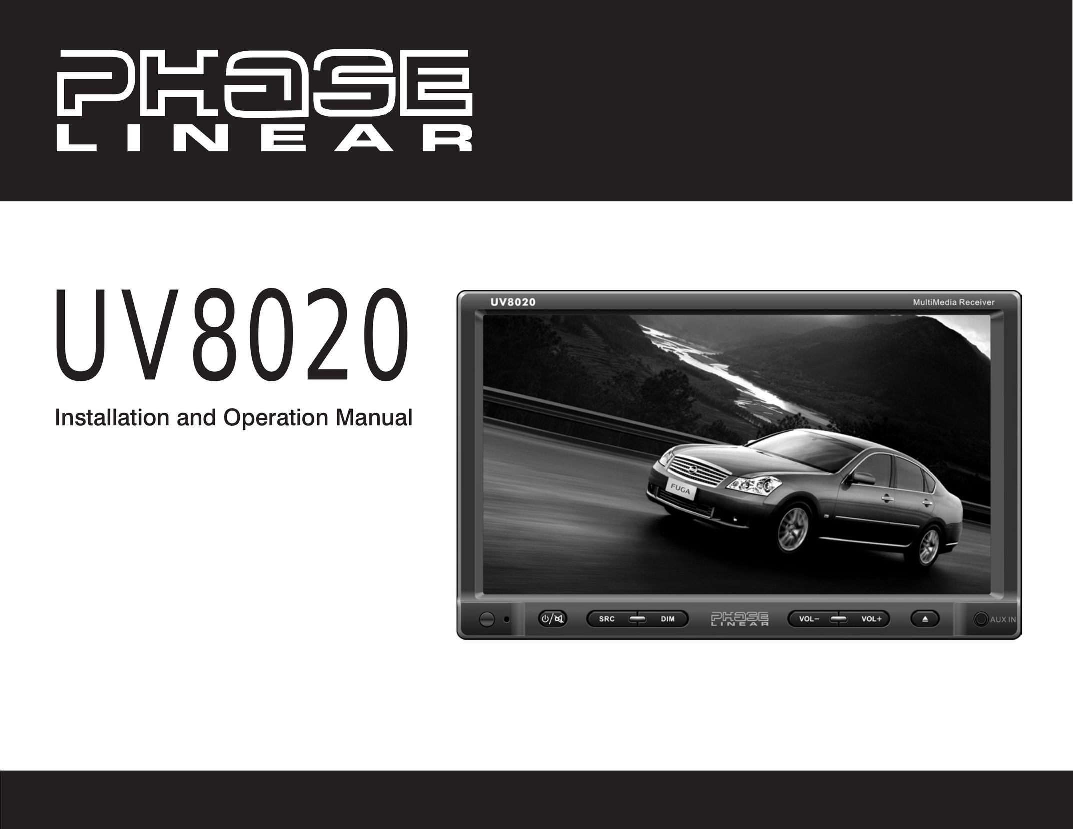 Jensen UV8020 Car Video System User Manual