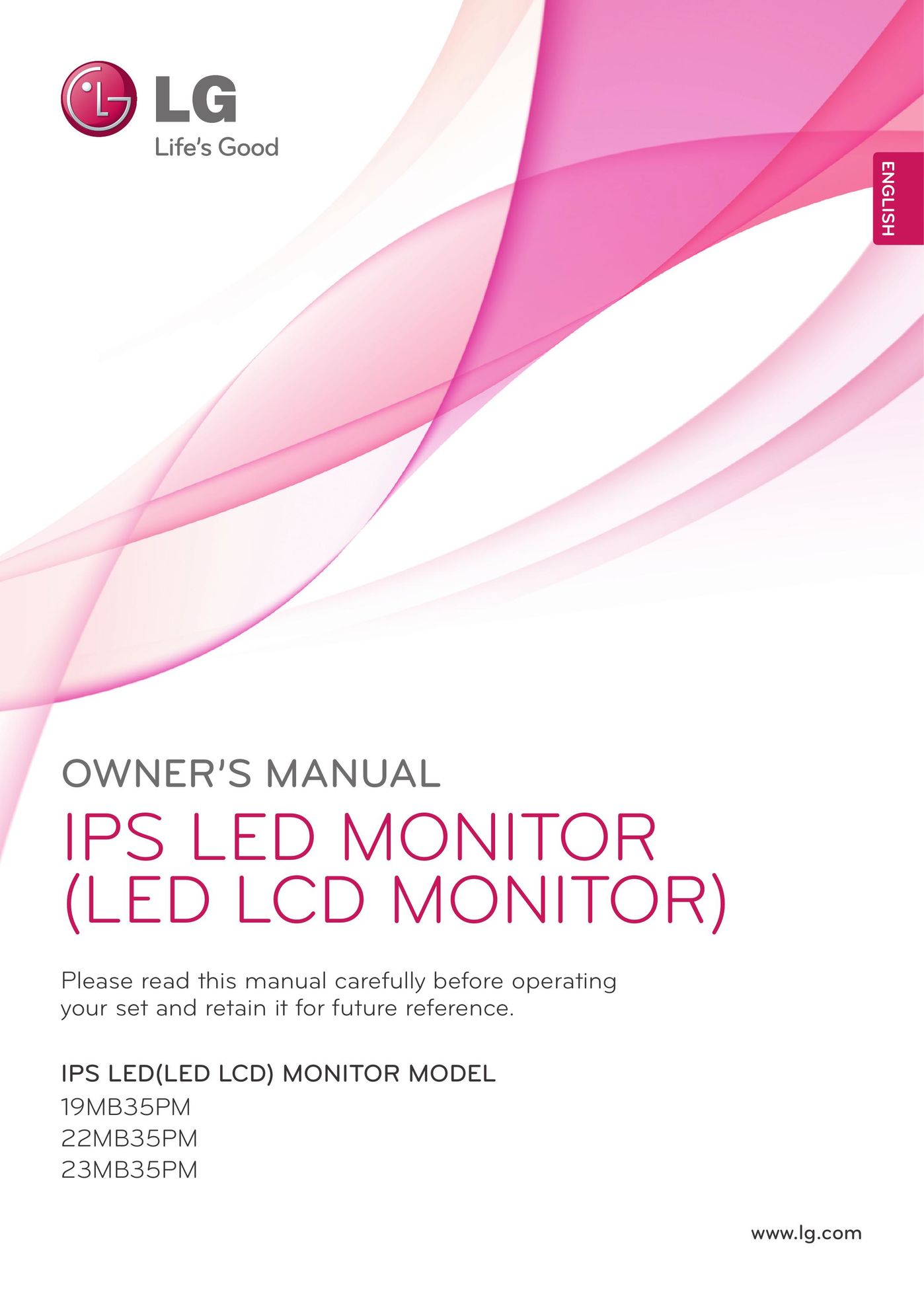 LG Electronics 22MB35PM Car Video System User Manual
