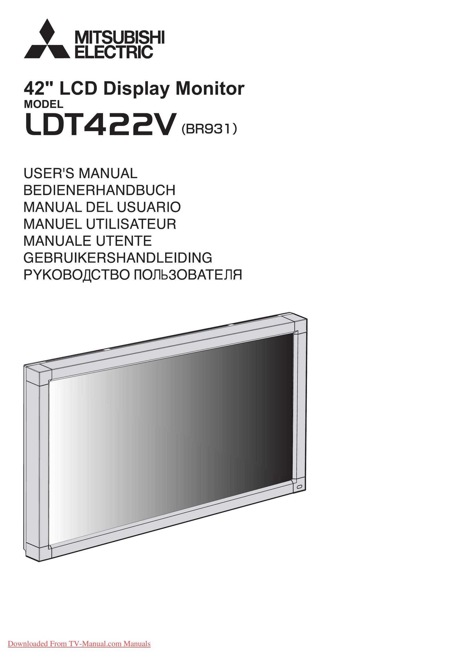 Mitsubishi Electronics LDT422V Car Video System User Manual