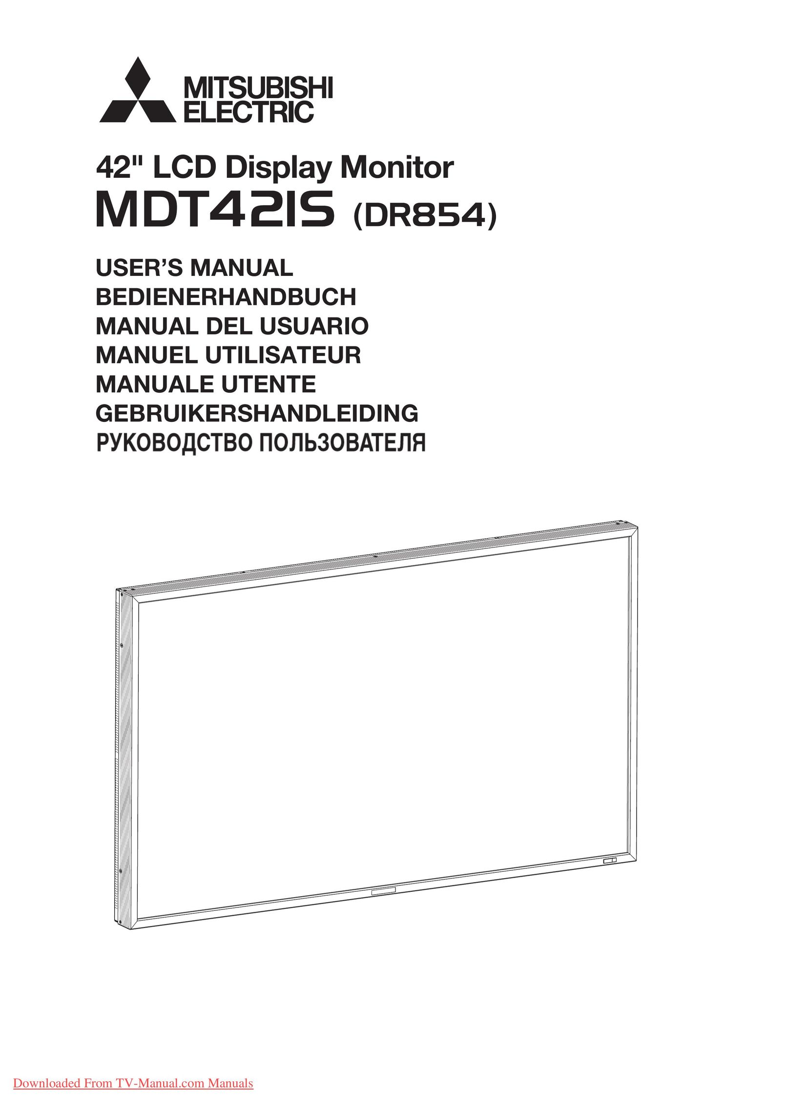 Mitsubishi Electronics MDT421S Car Video System User Manual