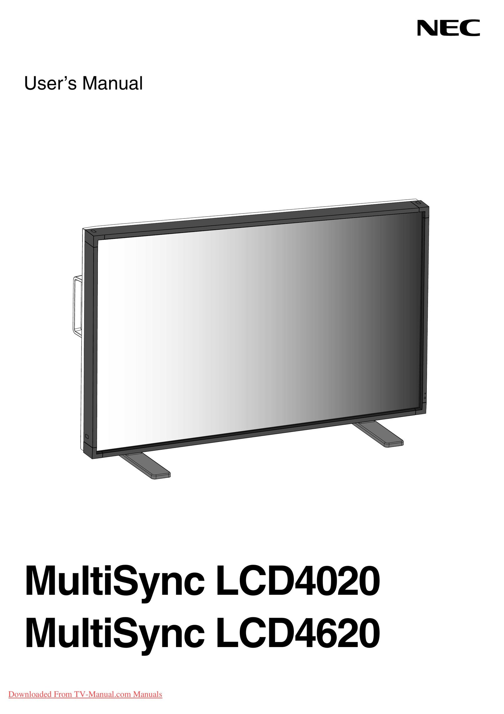 NEC LCD4020 Car Video System User Manual