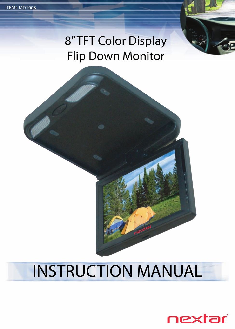 Nextar MD1008 Car Video System User Manual