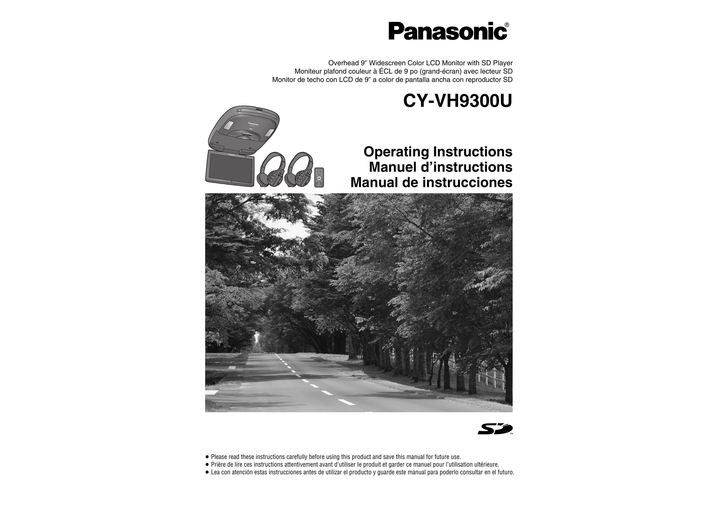 Panasonic CY-VH9300U Car Video System User Manual