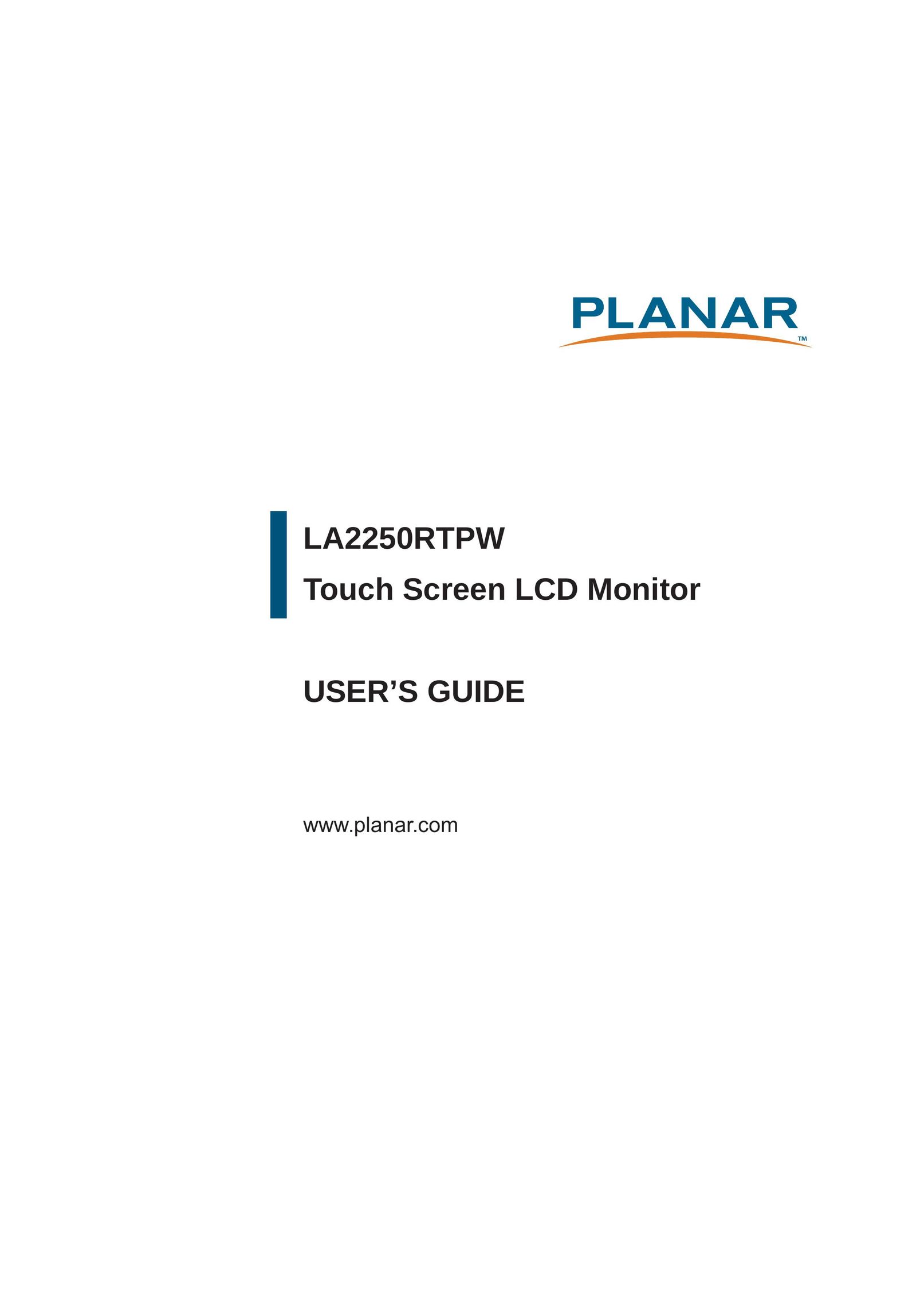 Planar LA2250RTPW Car Video System User Manual