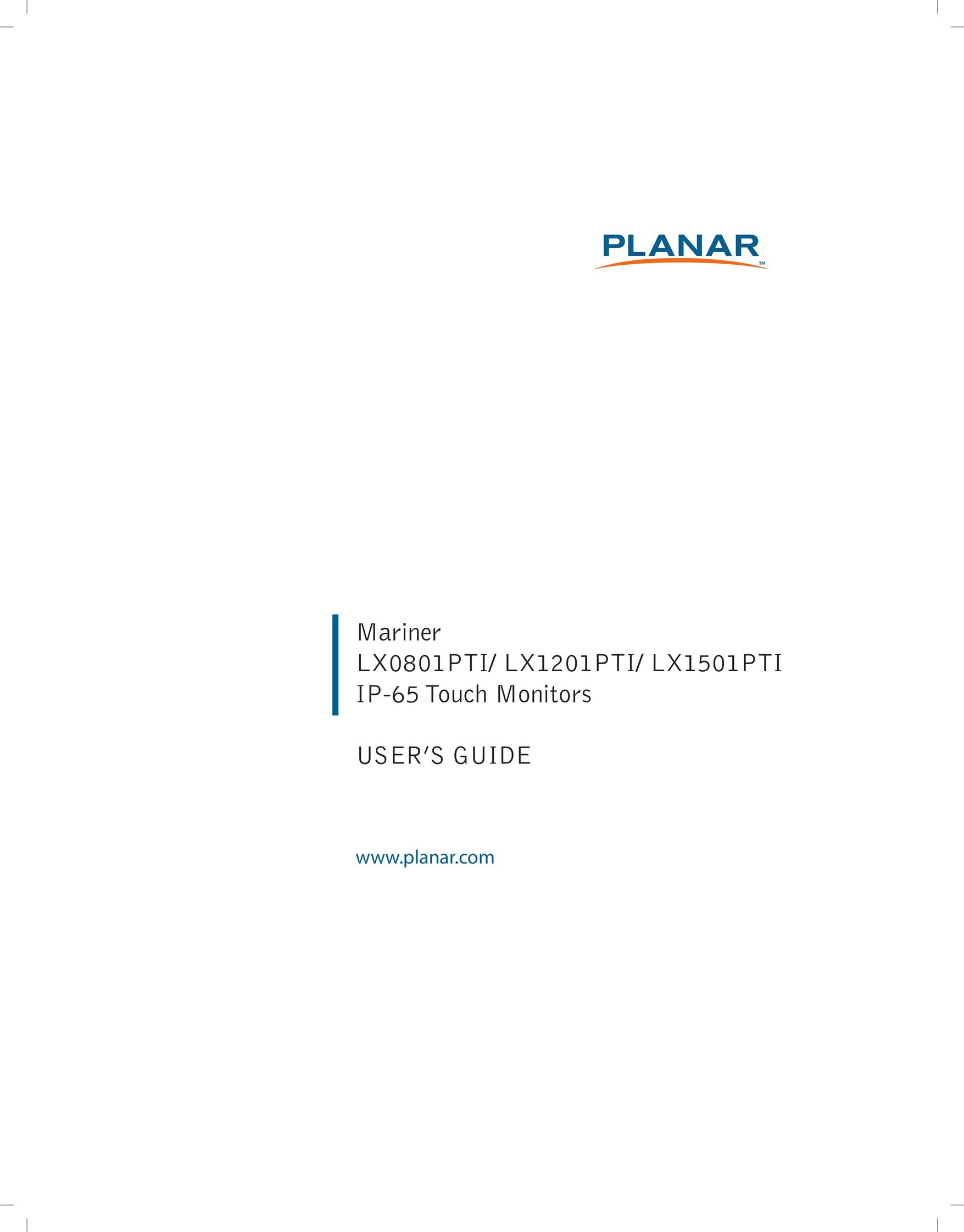 Planar LX1501PTI Car Video System User Manual