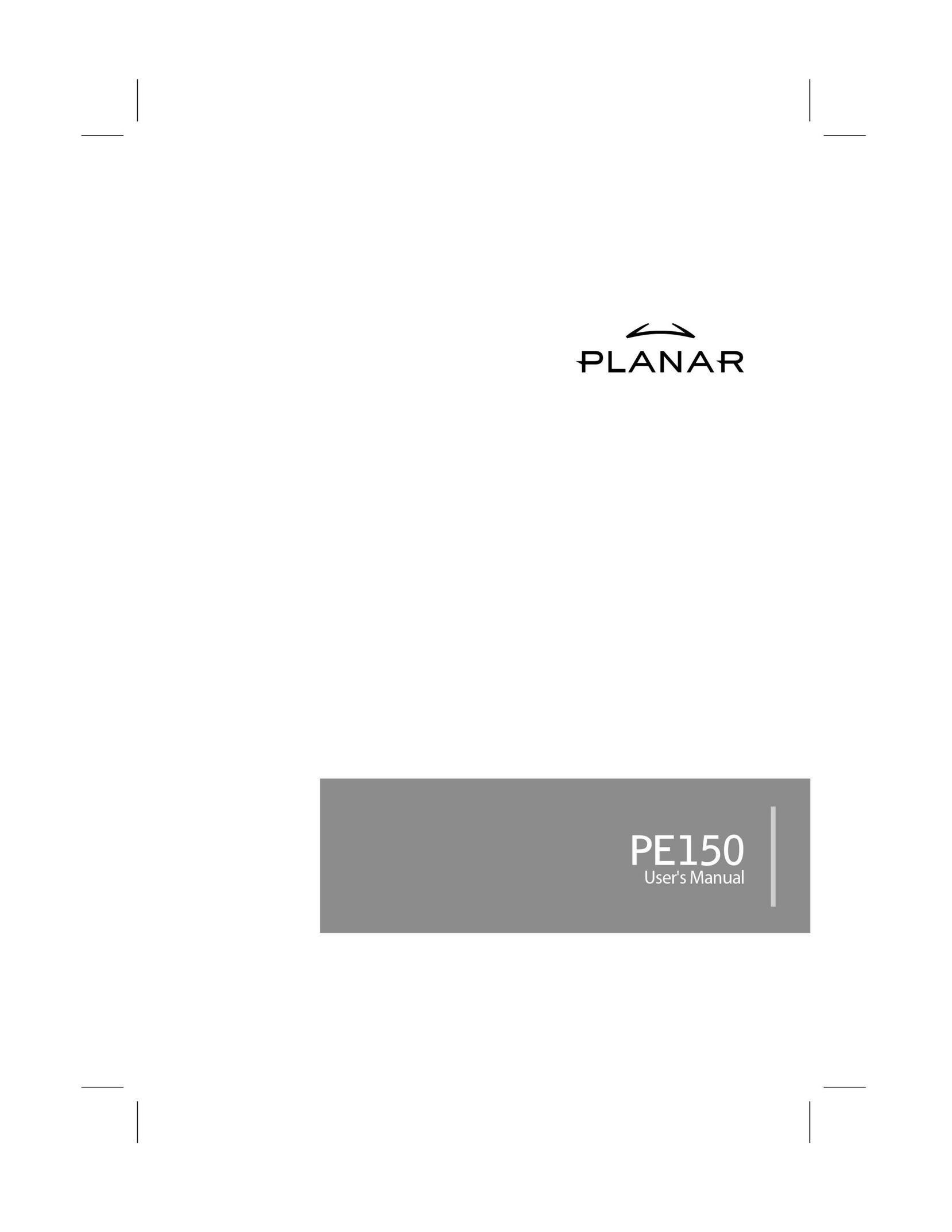 Planar PE150 Car Video System User Manual