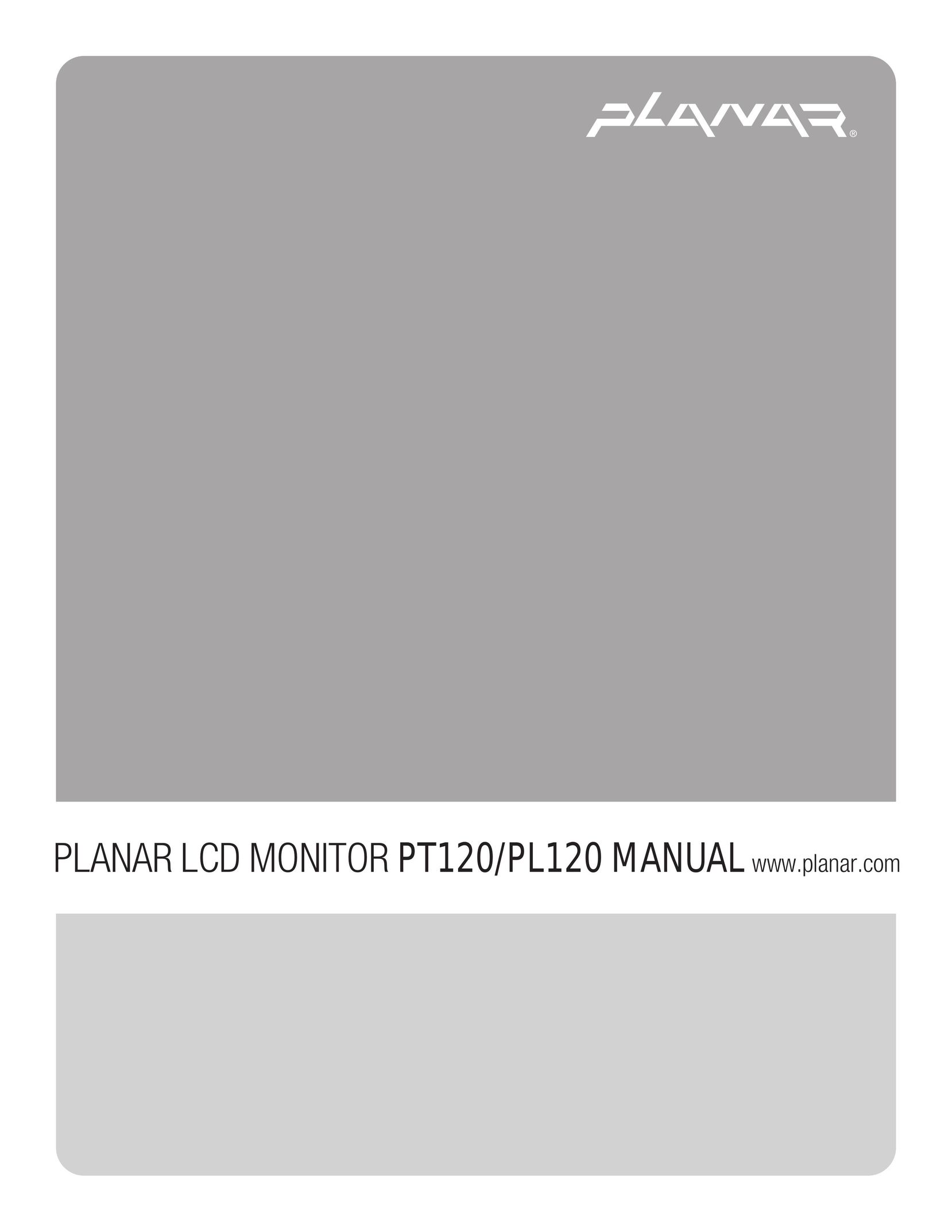 Planar PL120 Car Video System User Manual