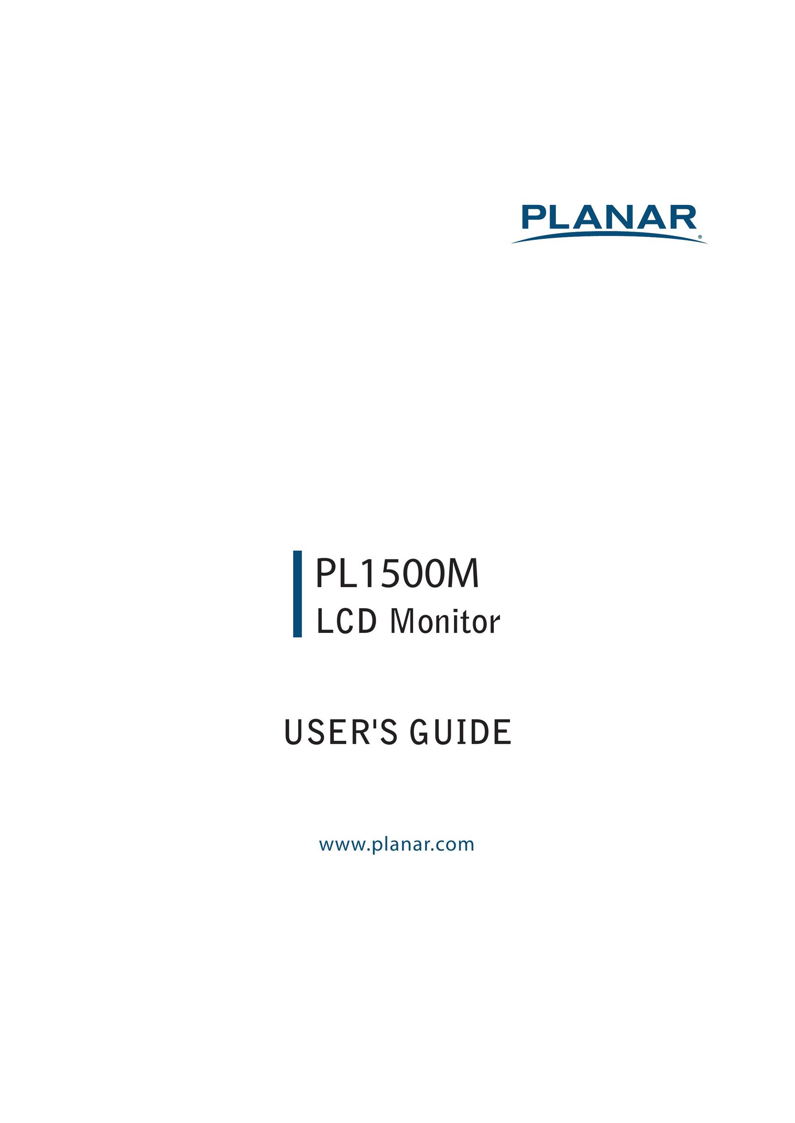 Planar PL1500M Car Video System User Manual