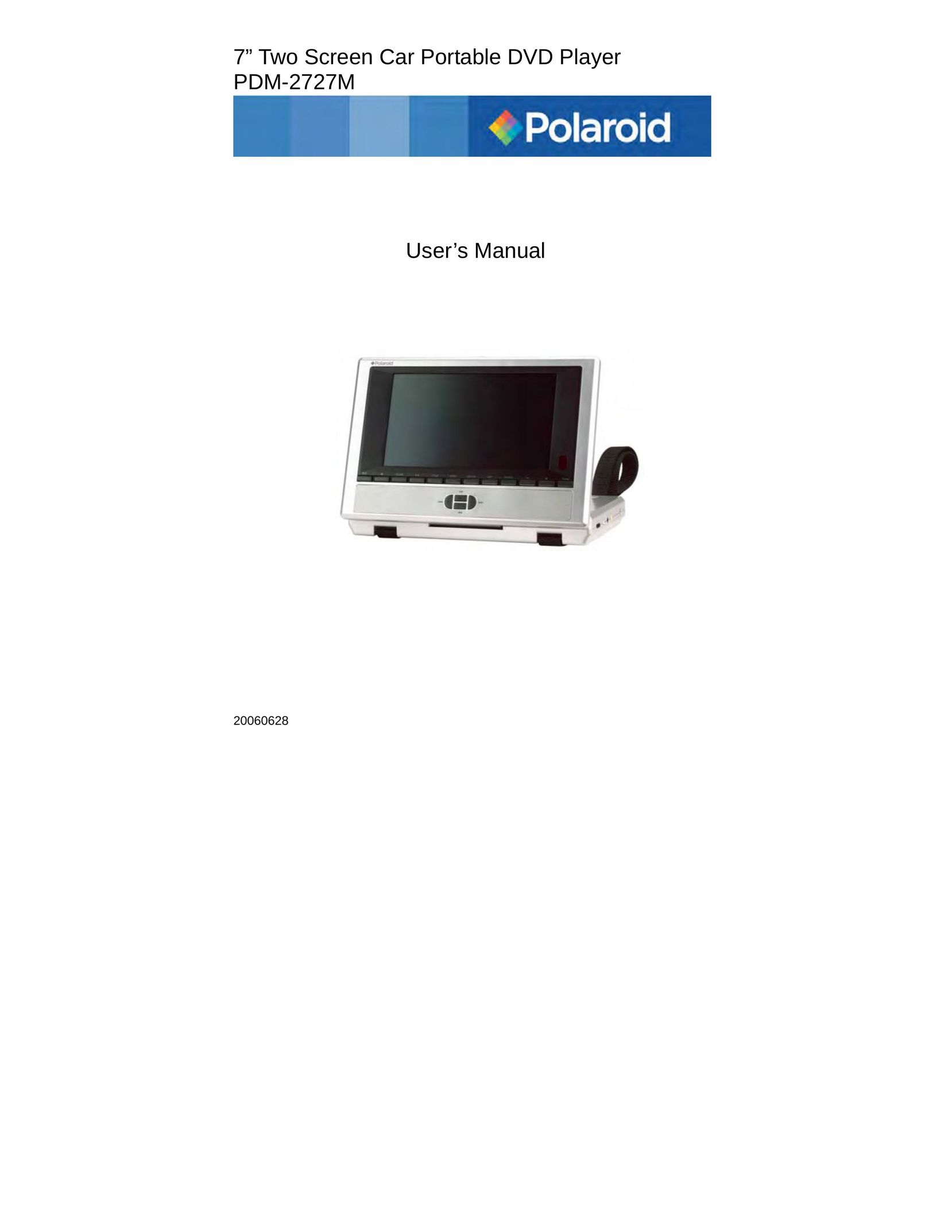 Polaroid PDM-2727M Car Video System User Manual