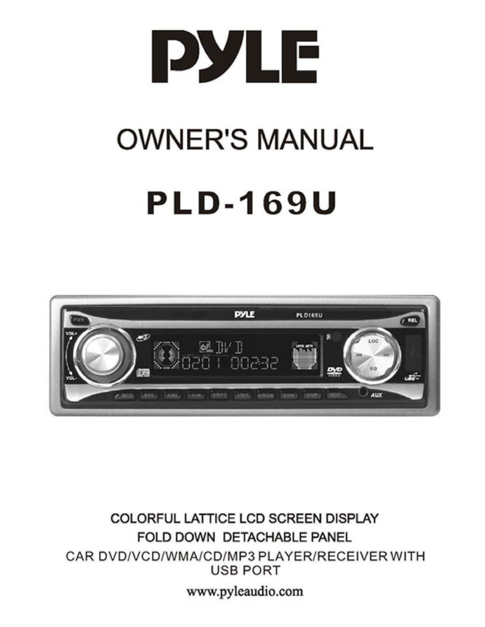PYLE Audio PLD-169U Car Video System User Manual