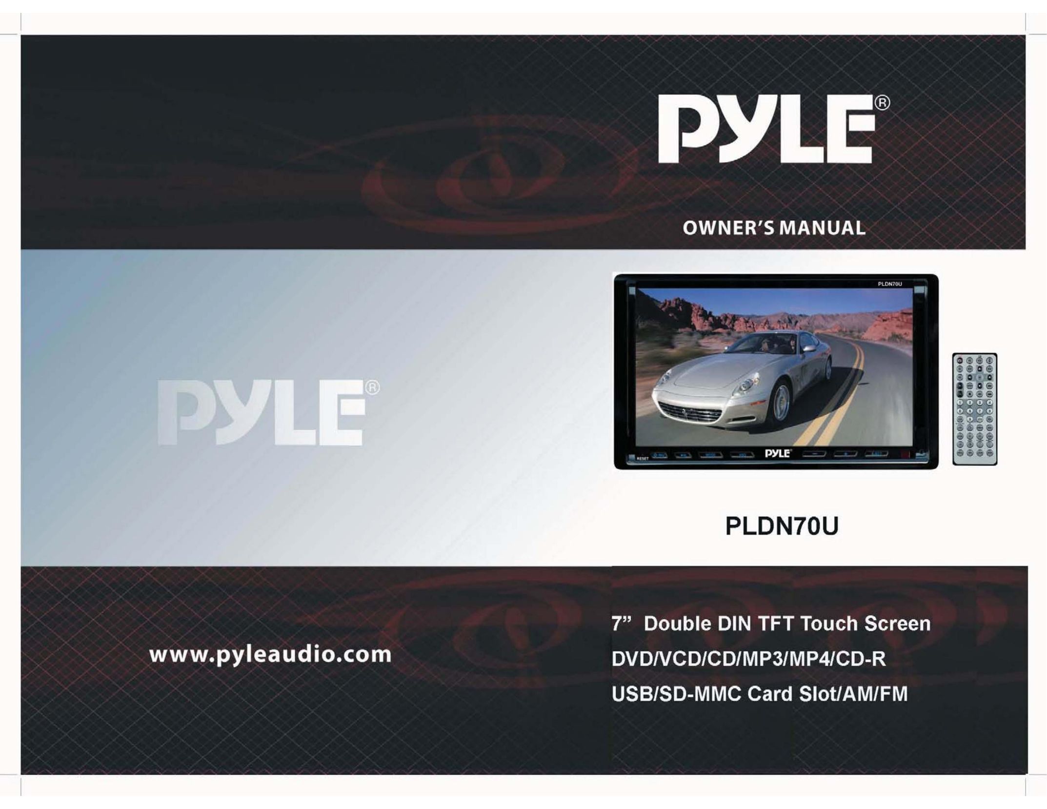PYLE Audio PLDN70U Car Video System User Manual