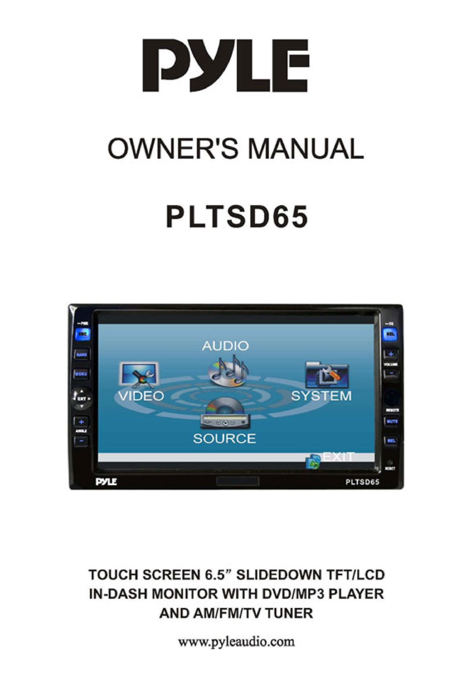 PYLE Audio PLTSD65 Car Video System User Manual