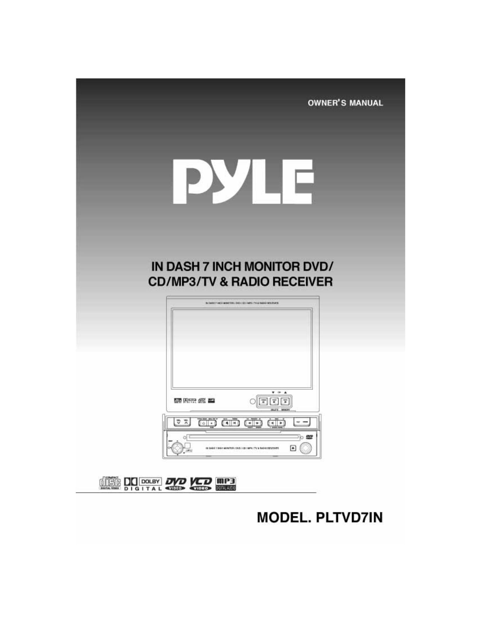 PYLE Audio PLTVD7IN Car Video System User Manual