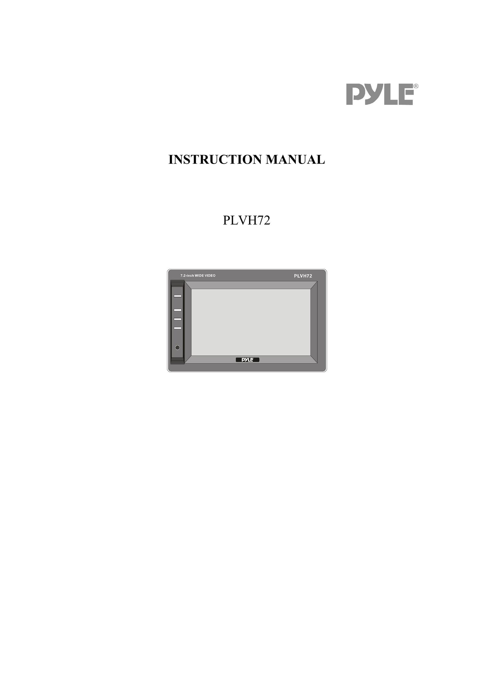 PYLE Audio PLVH72 Car Video System User Manual