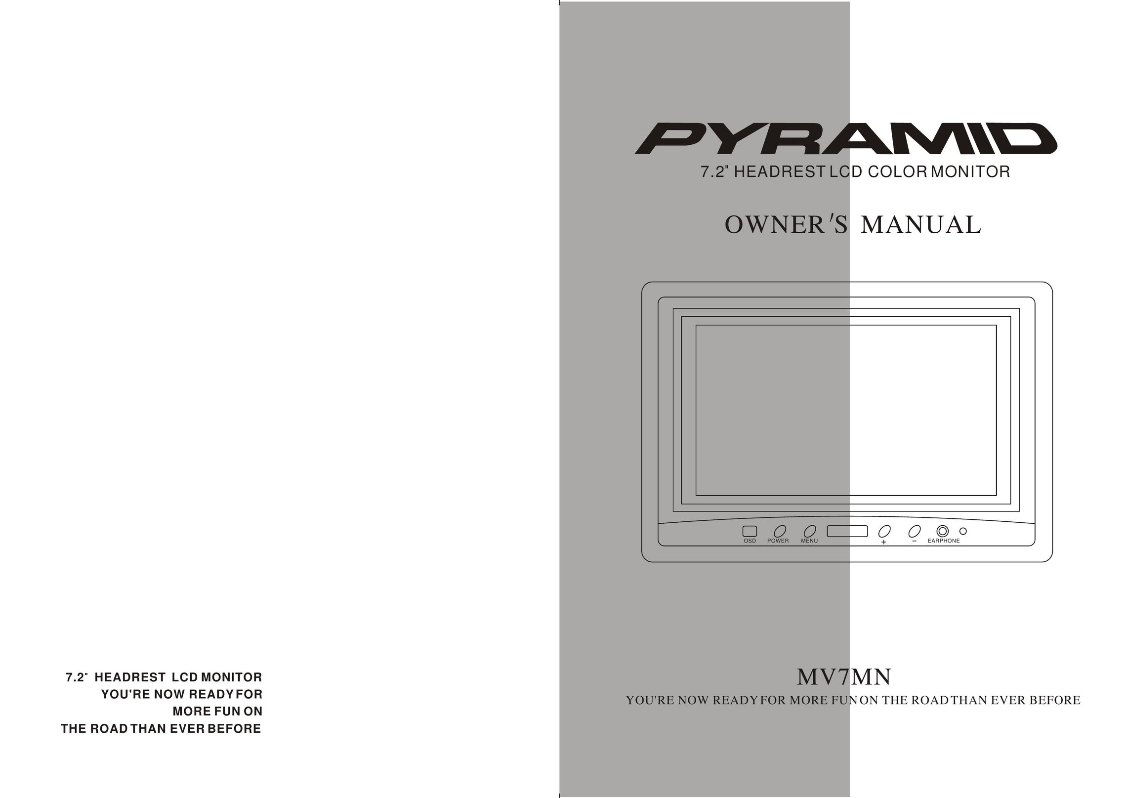 Pyramid Technologies MV7MN Car Video System User Manual