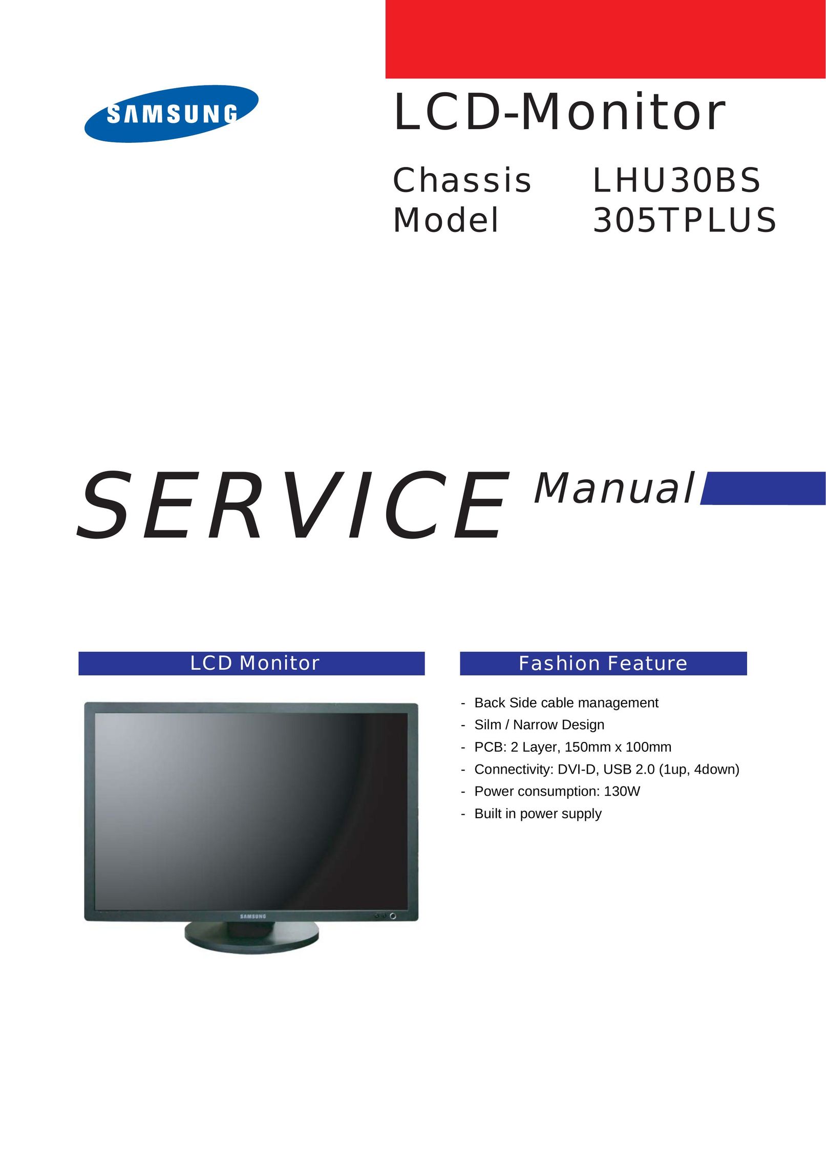Samsung 305TPLUS Car Video System User Manual
