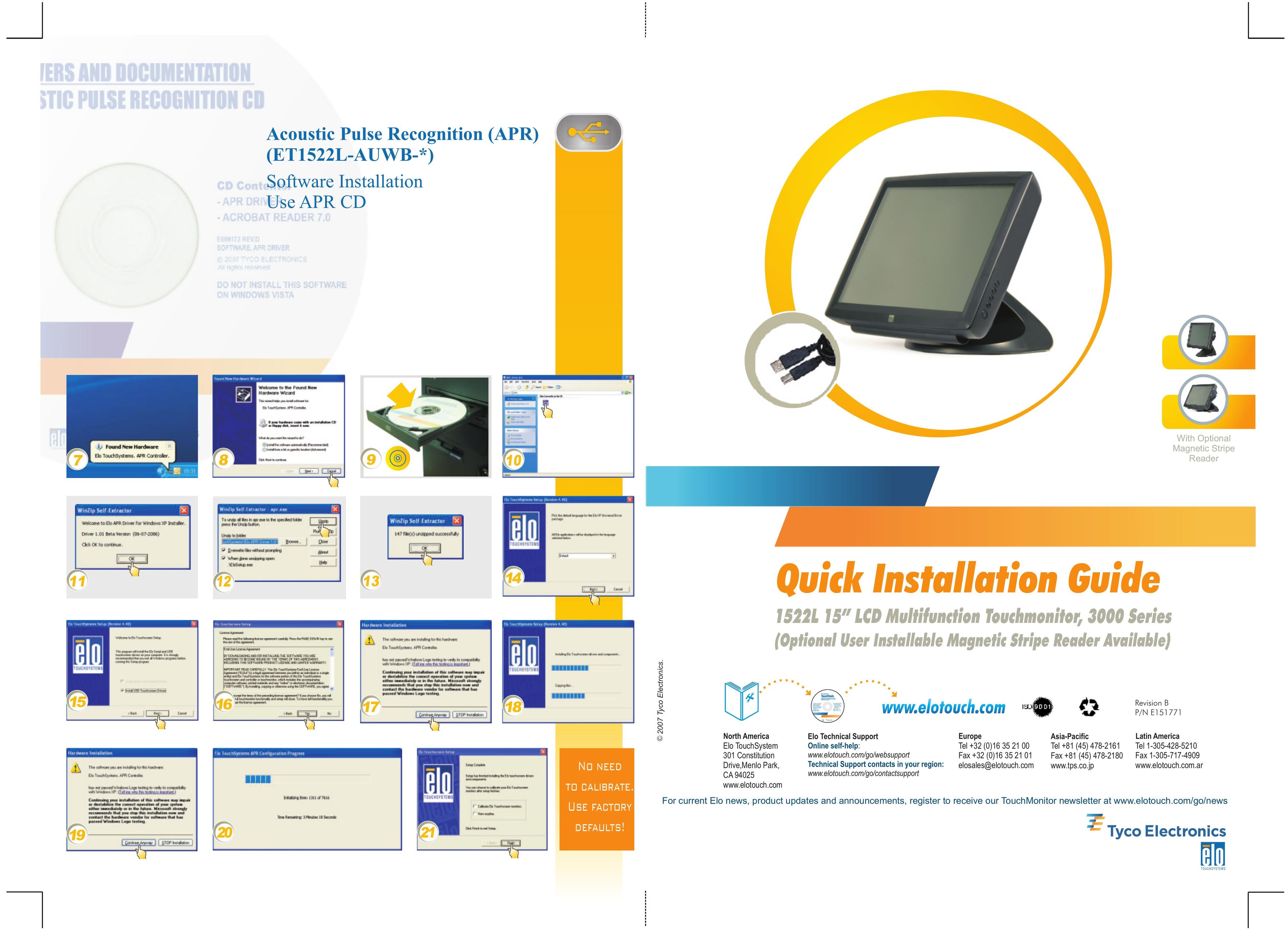 Tyco Electronics E151771 Car Video System User Manual