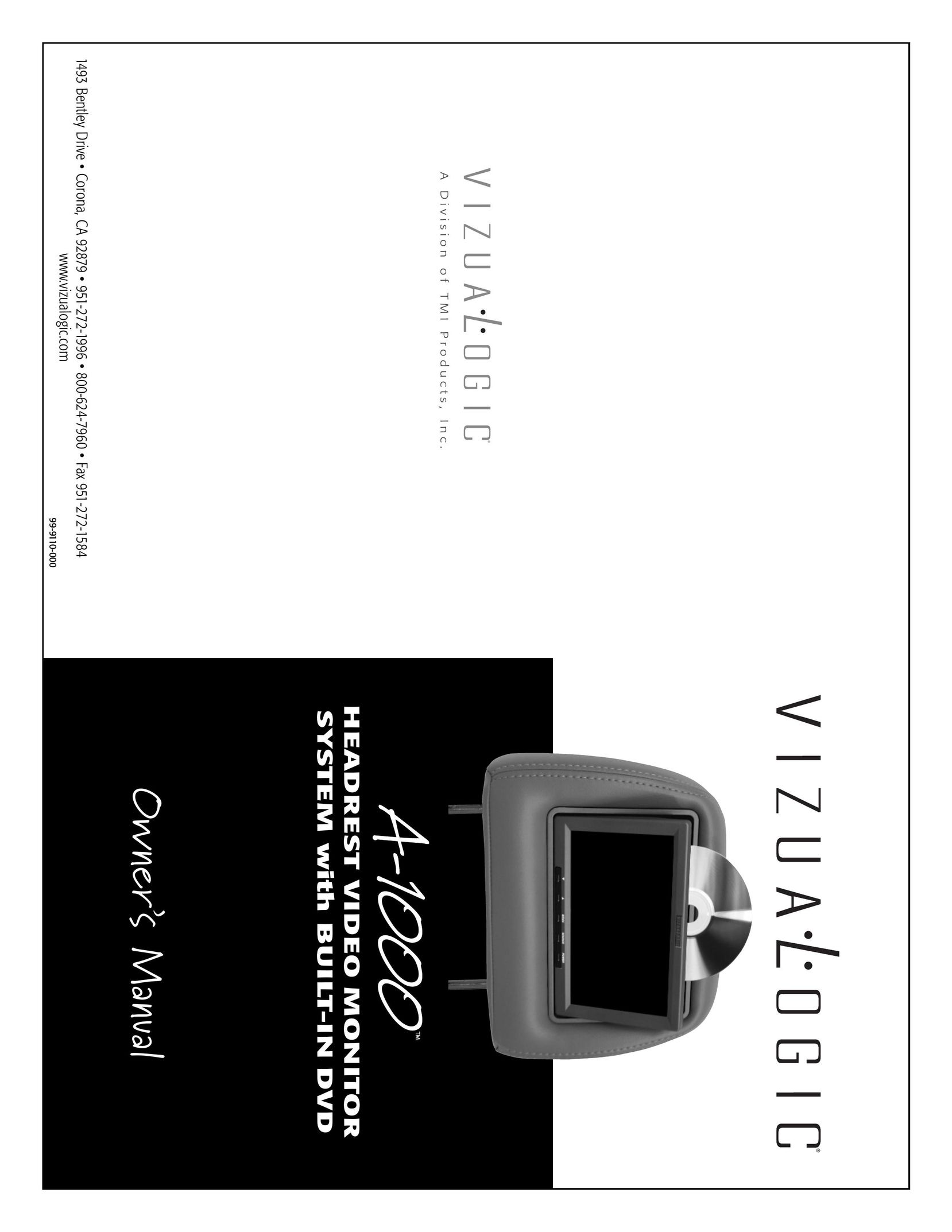 Vizualogic A-1000 Car Video System User Manual