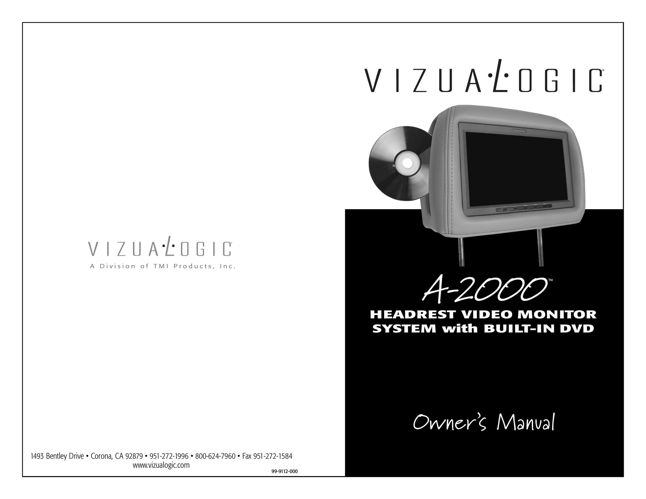 Vizualogic A-2000 Car Video System User Manual