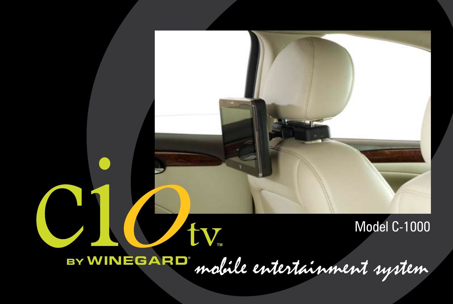 Winegard C-1000 Car Video System User Manual