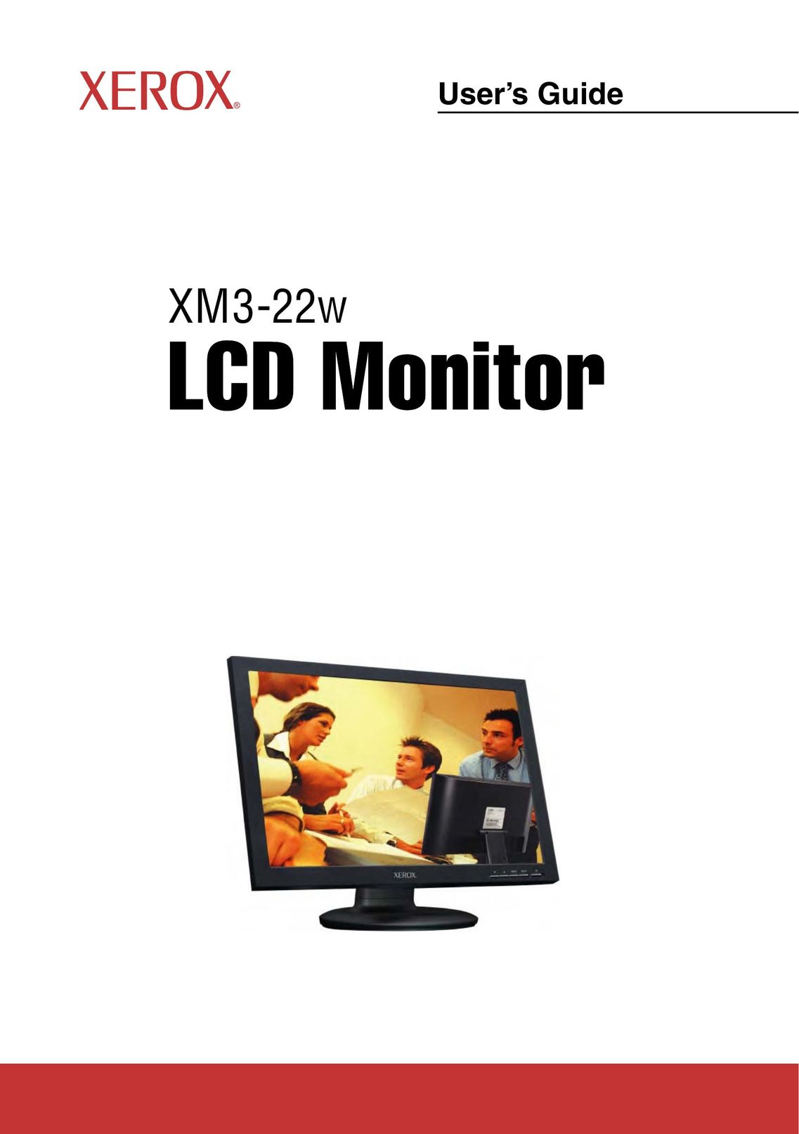 Xerox XM3-22W Car Video System User Manual