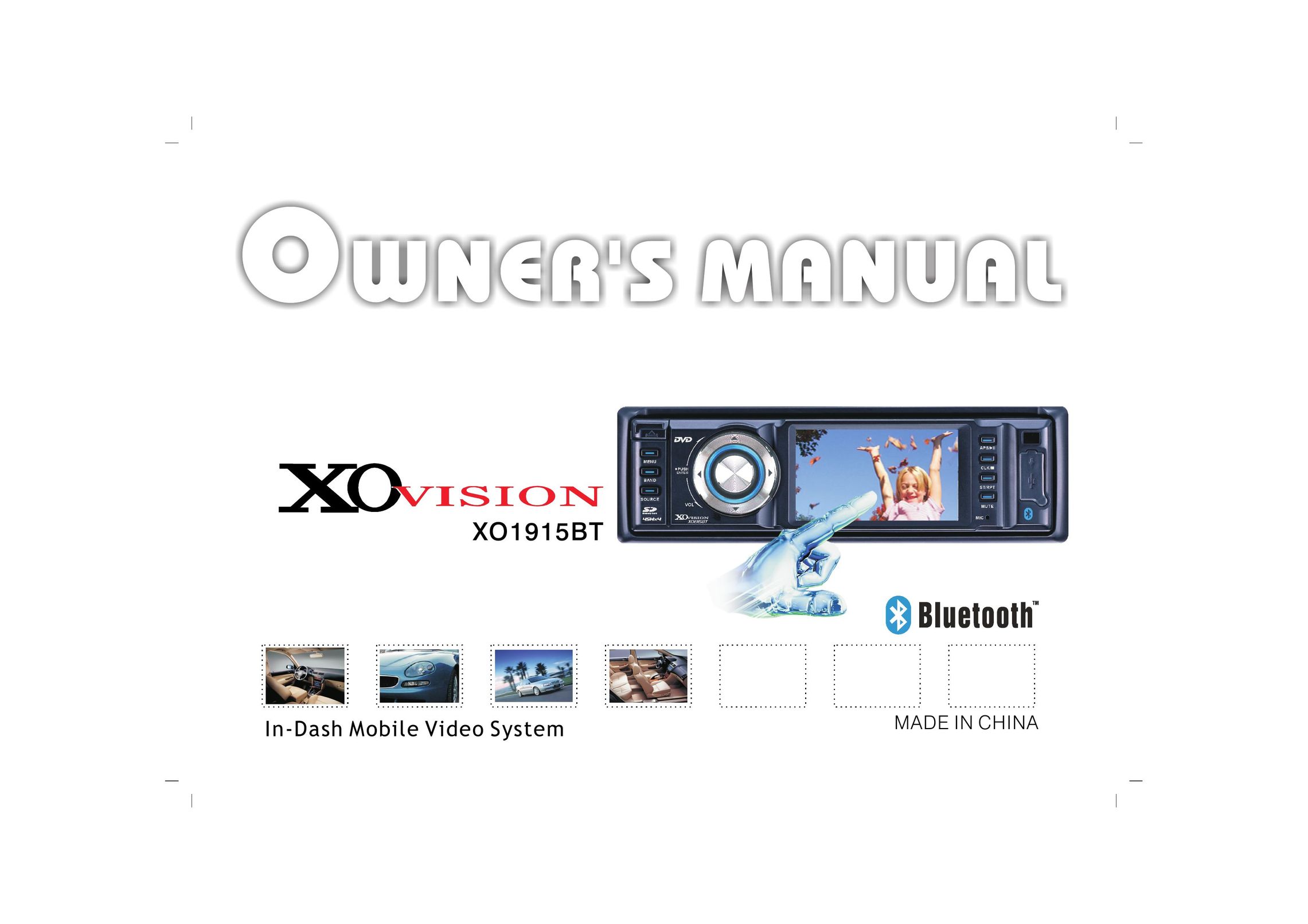 XO Vision XO1915BT Car Video System User Manual