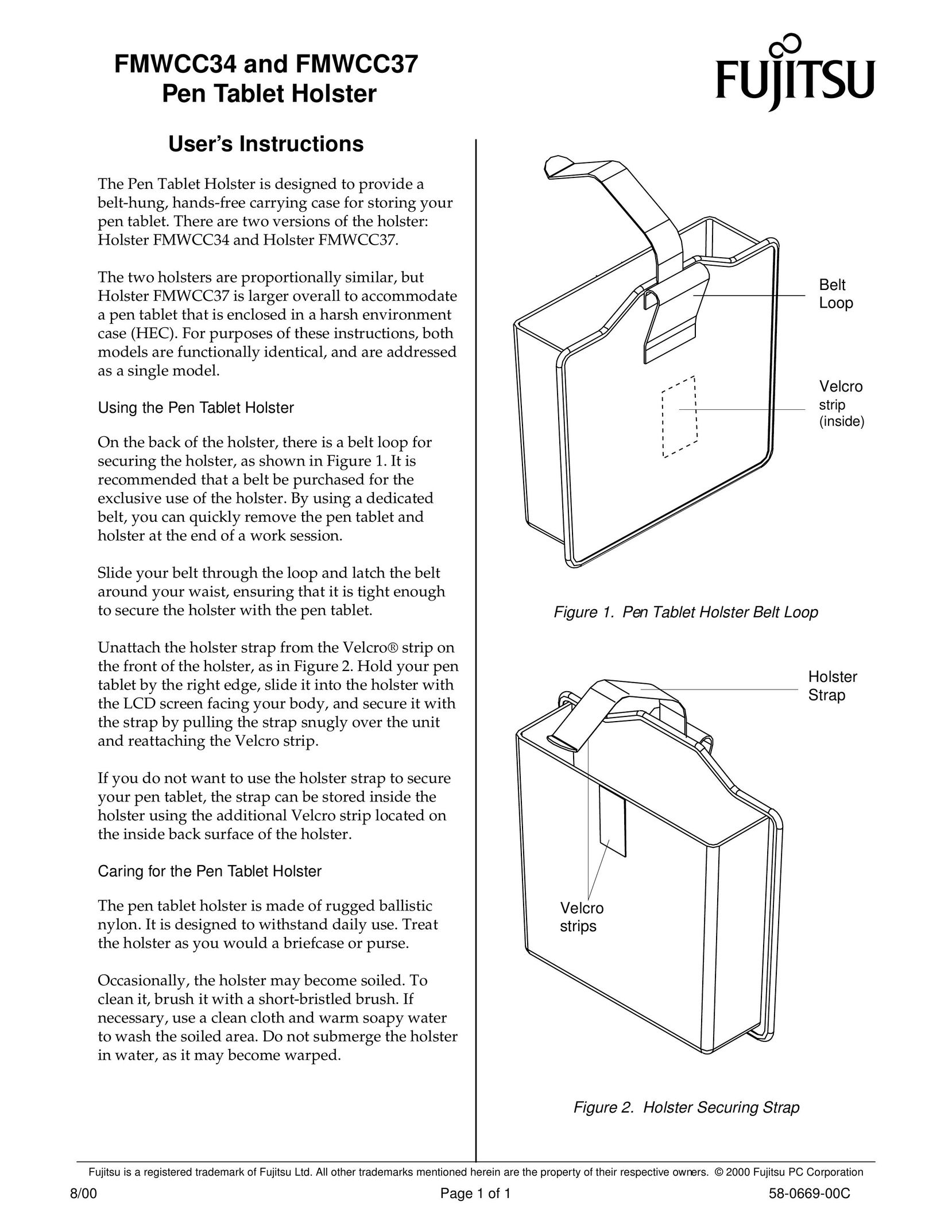 Fujitsu FMWCC37 Carrying Case User Manual