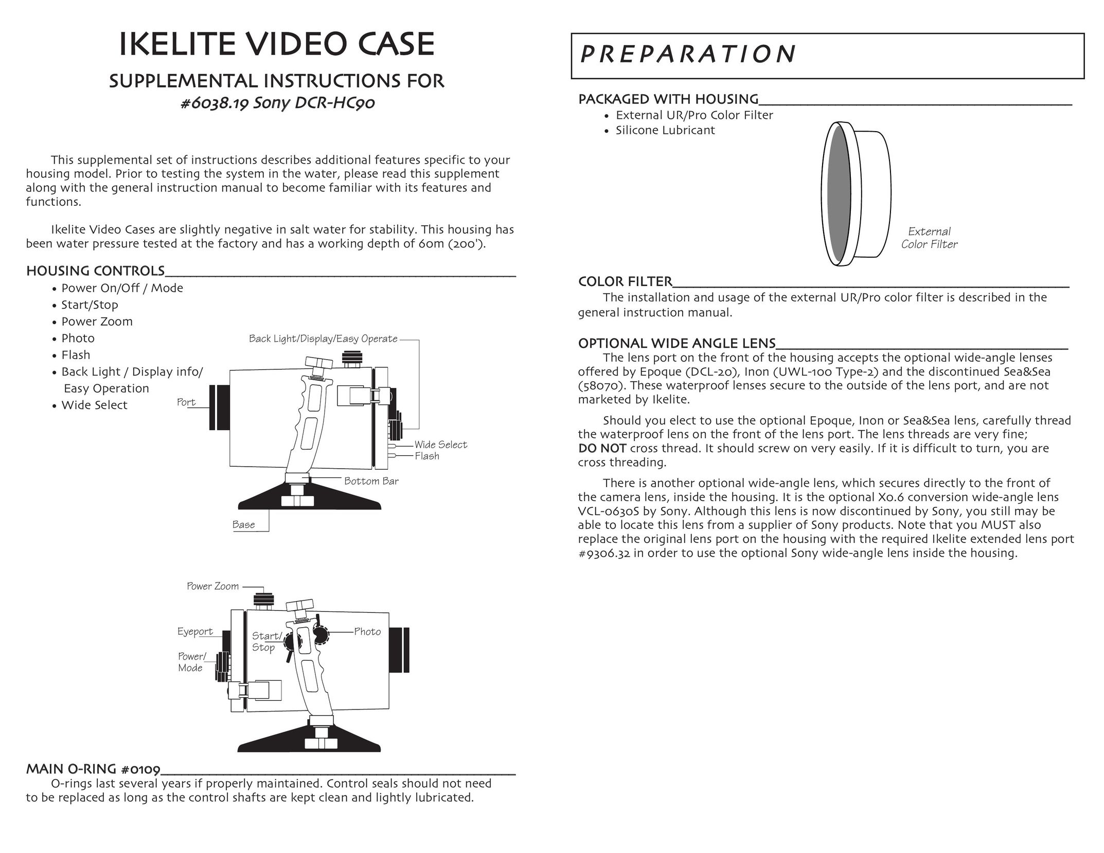 Ikelite DCR HC Carrying Case User Manual