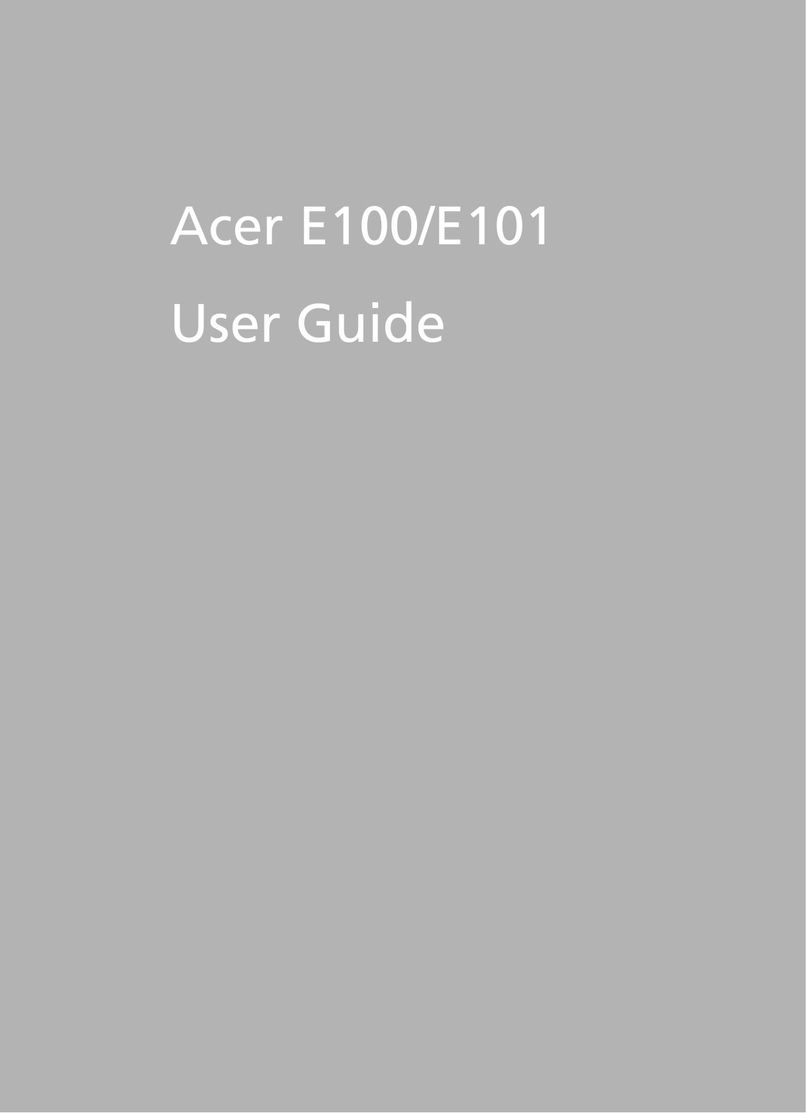 Acer E100 Cell Phone User Manual