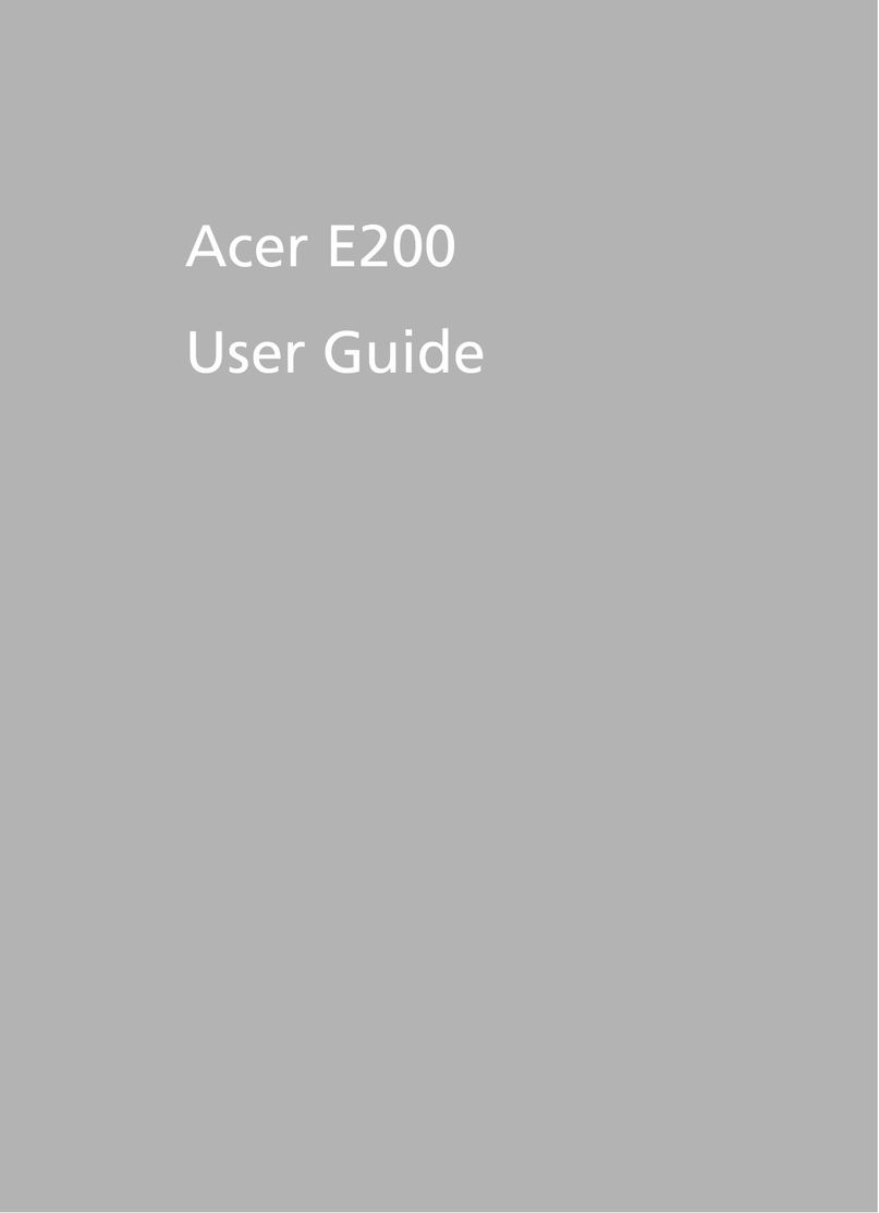 Acer E200 Cell Phone User Manual