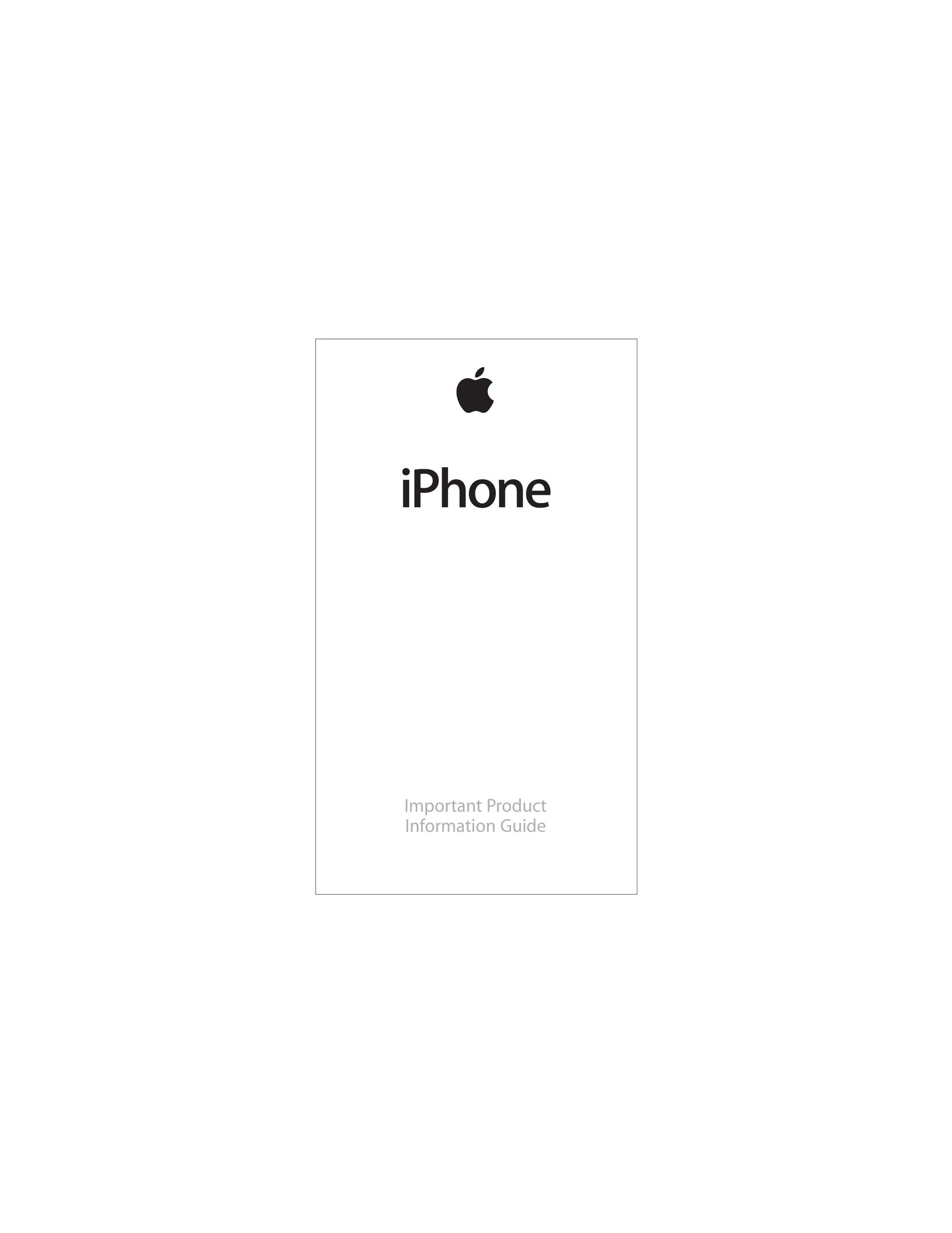 Apple A1303 Cell Phone User Manual