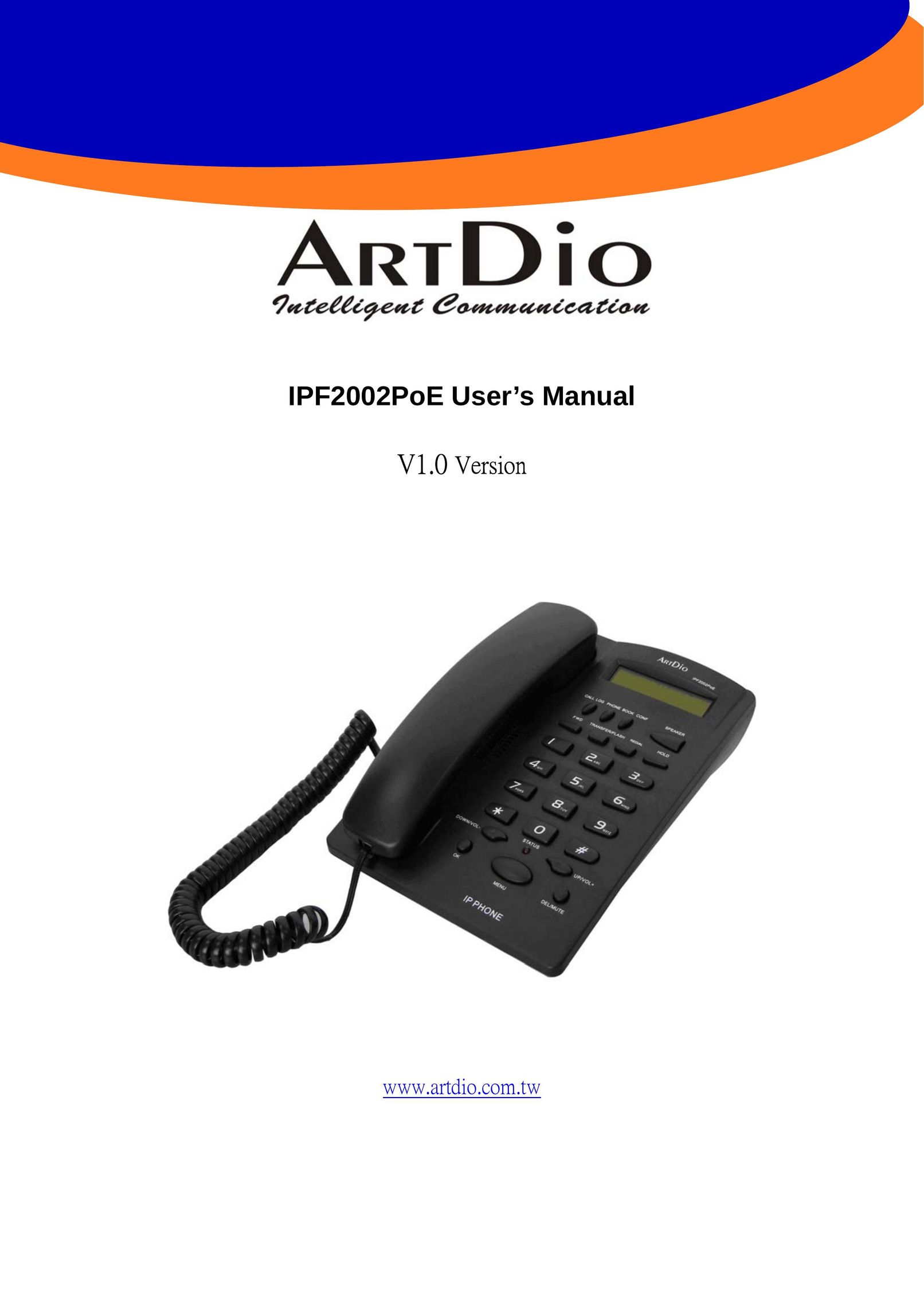 ArtDio IPF2002PoE Cell Phone User Manual