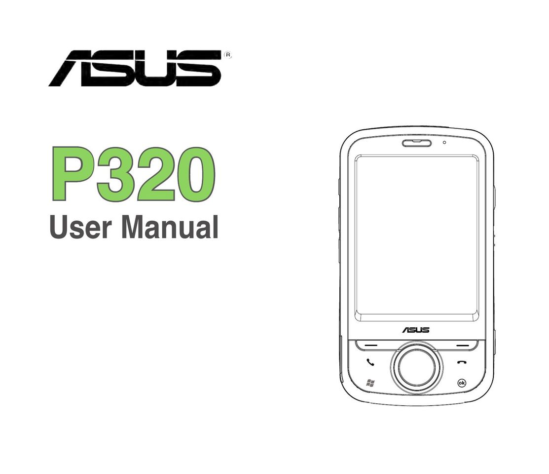 Asus P320 Cell Phone User Manual