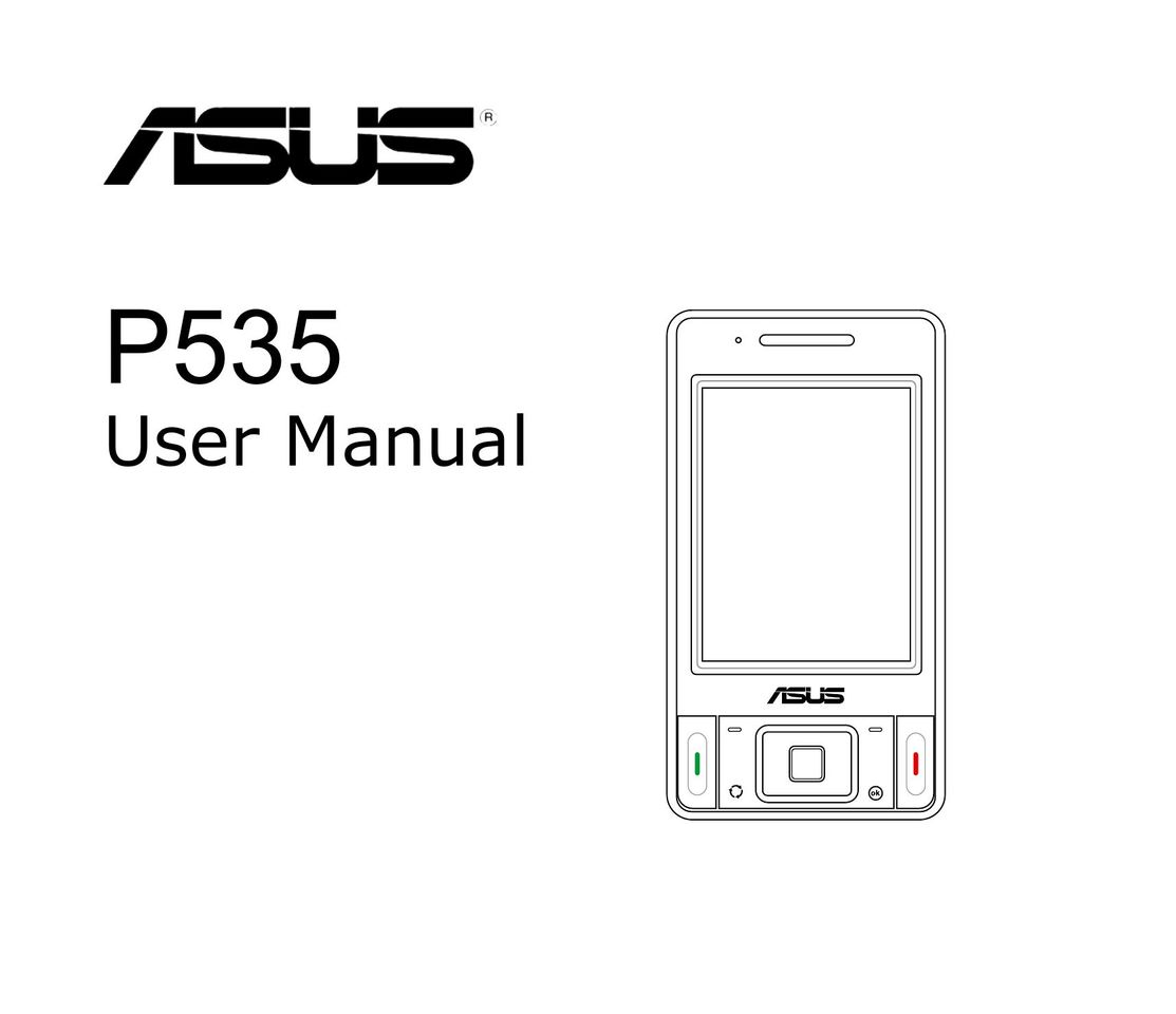 Asus P535 Cell Phone User Manual