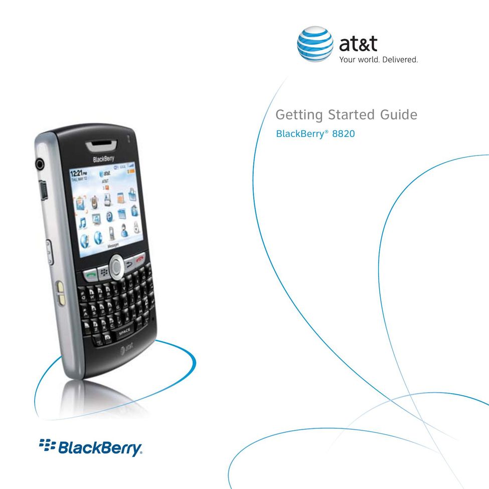 AT&T 8820 Cell Phone User Manual