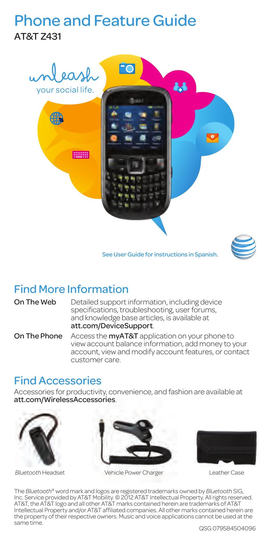 AT&T Z431 Cell Phone User Manual