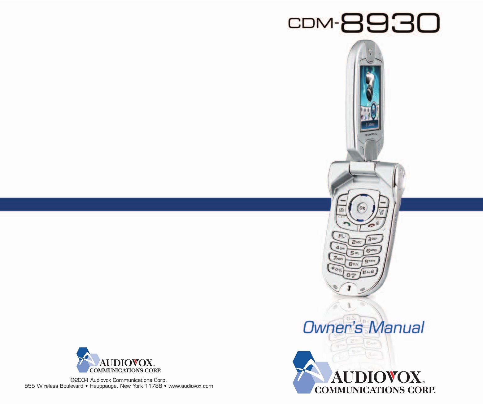 Audiovox CDM-8930 Cell Phone User Manual