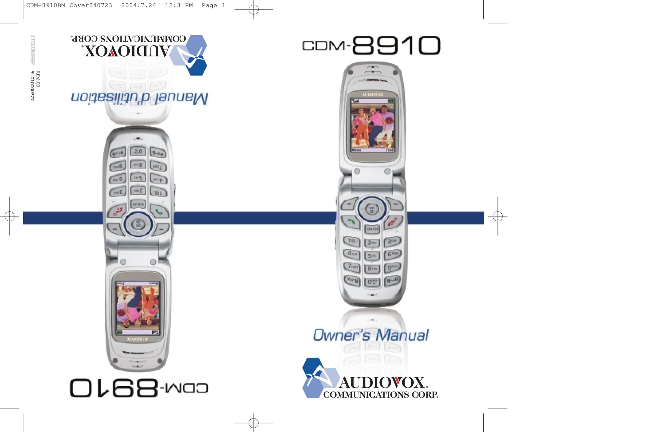 Audiovox CDM8910 Cell Phone User Manual