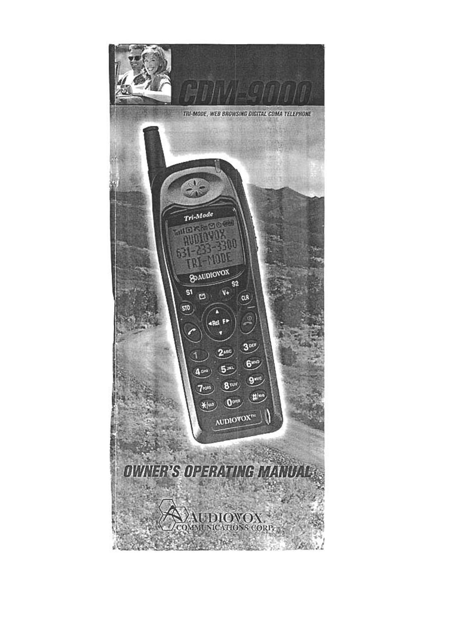 Audiovox CDM9000 Cell Phone User Manual