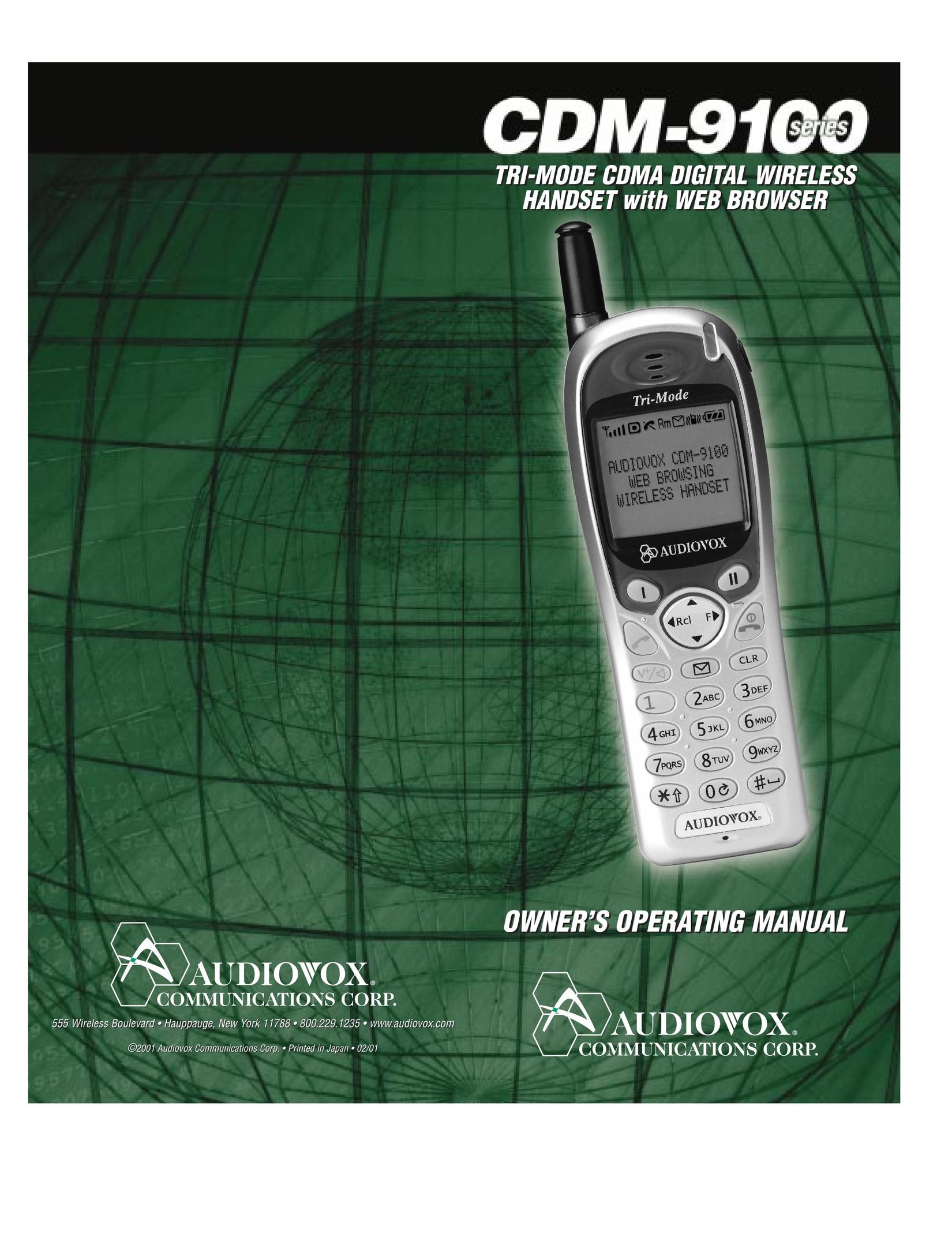 Audiovox CDM9100 Cell Phone User Manual