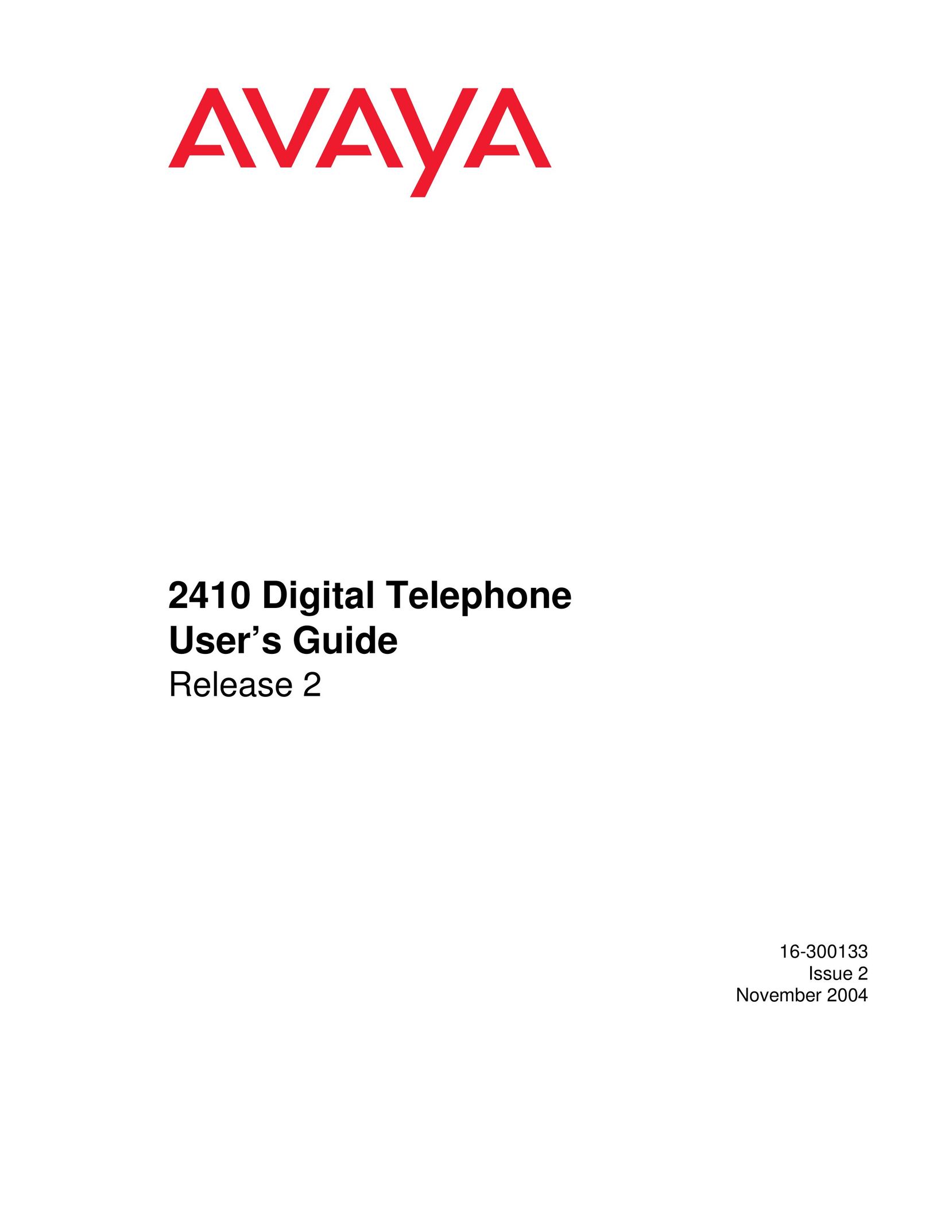 Avaya 2410 Cell Phone User Manual