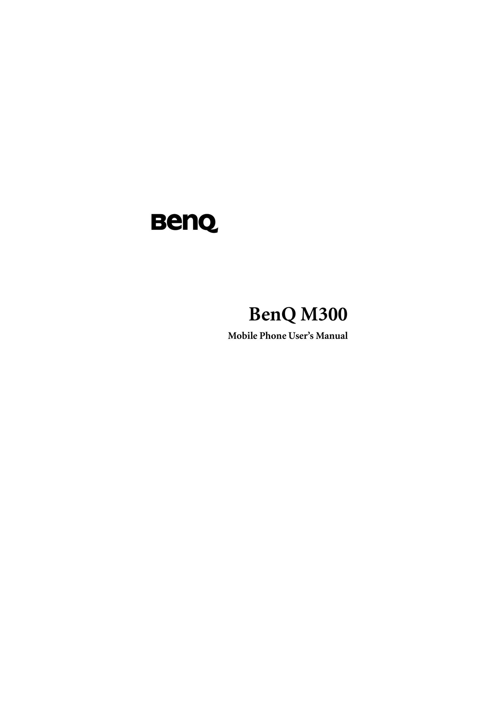 BenQ M300 Cell Phone User Manual