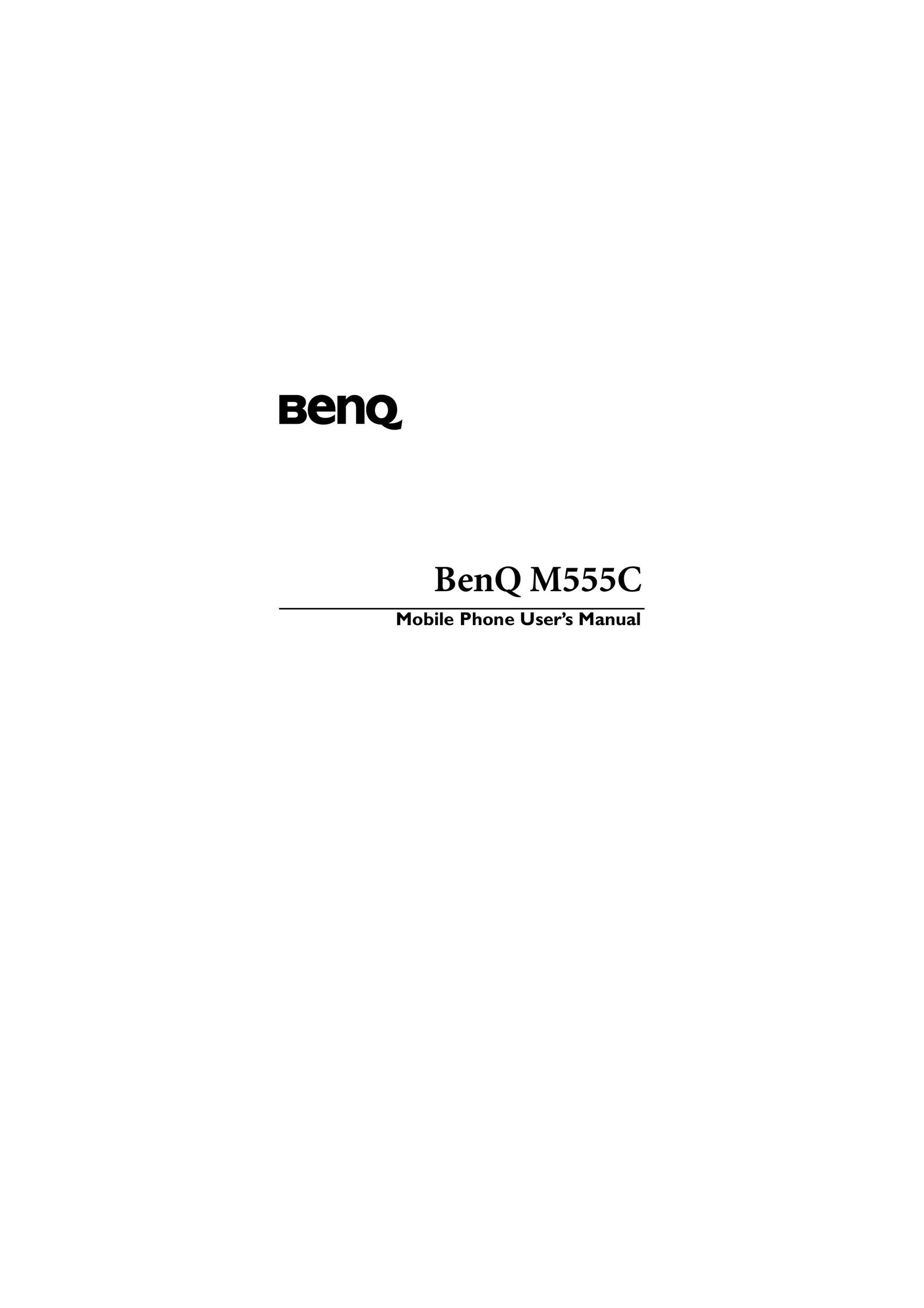 BenQ M555C Cell Phone User Manual